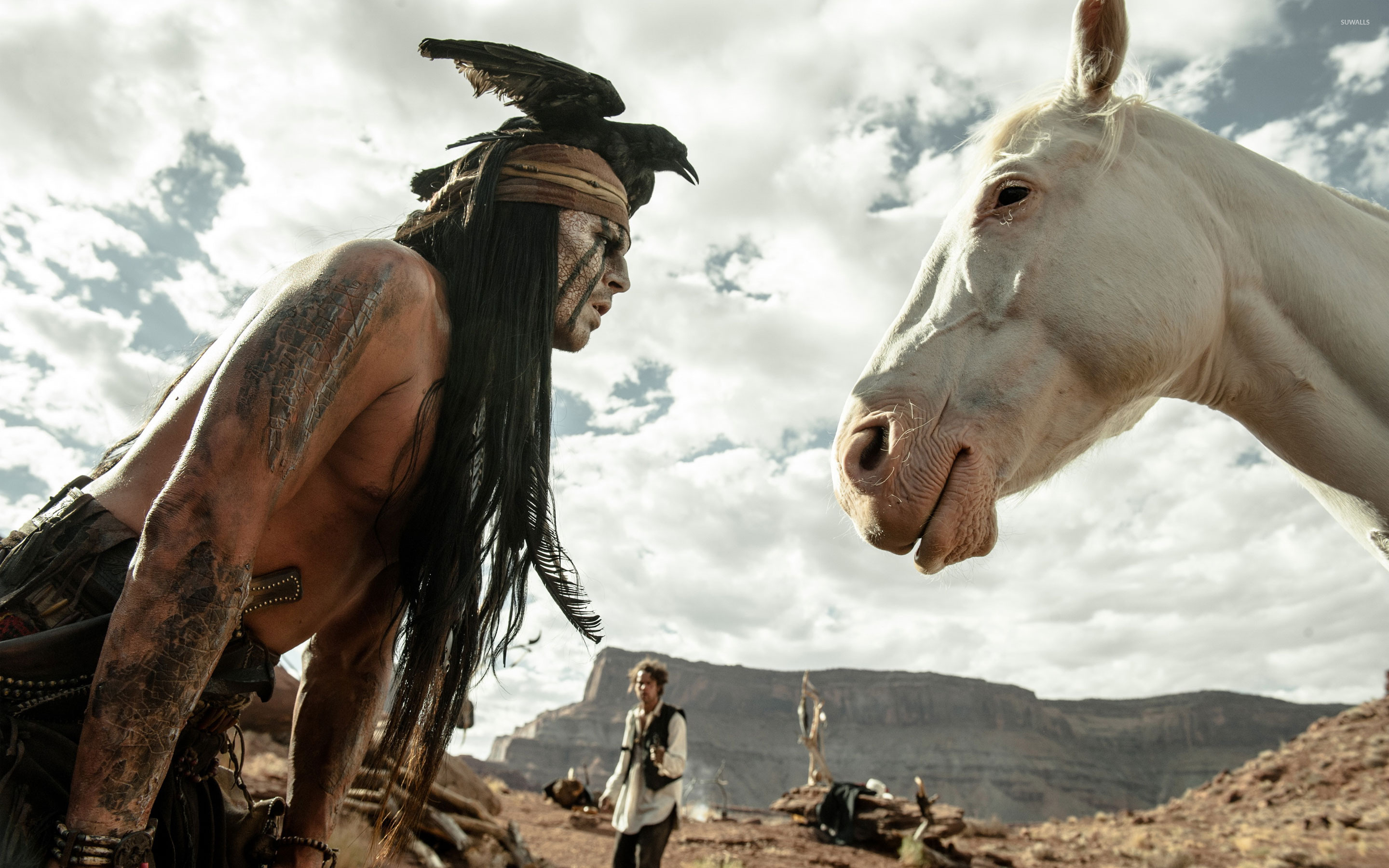 Tonto, Lone Ranger, Hintergrundbild, Film, Western, 2880x1800 HD Desktop