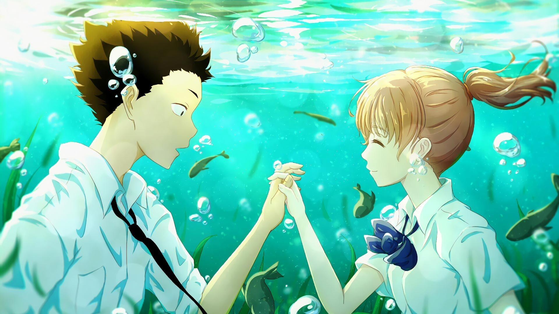 Koe no Katachi, Anime, Windows 10, Thema, A Silent Voice, 1920x1080 Full HD Desktop