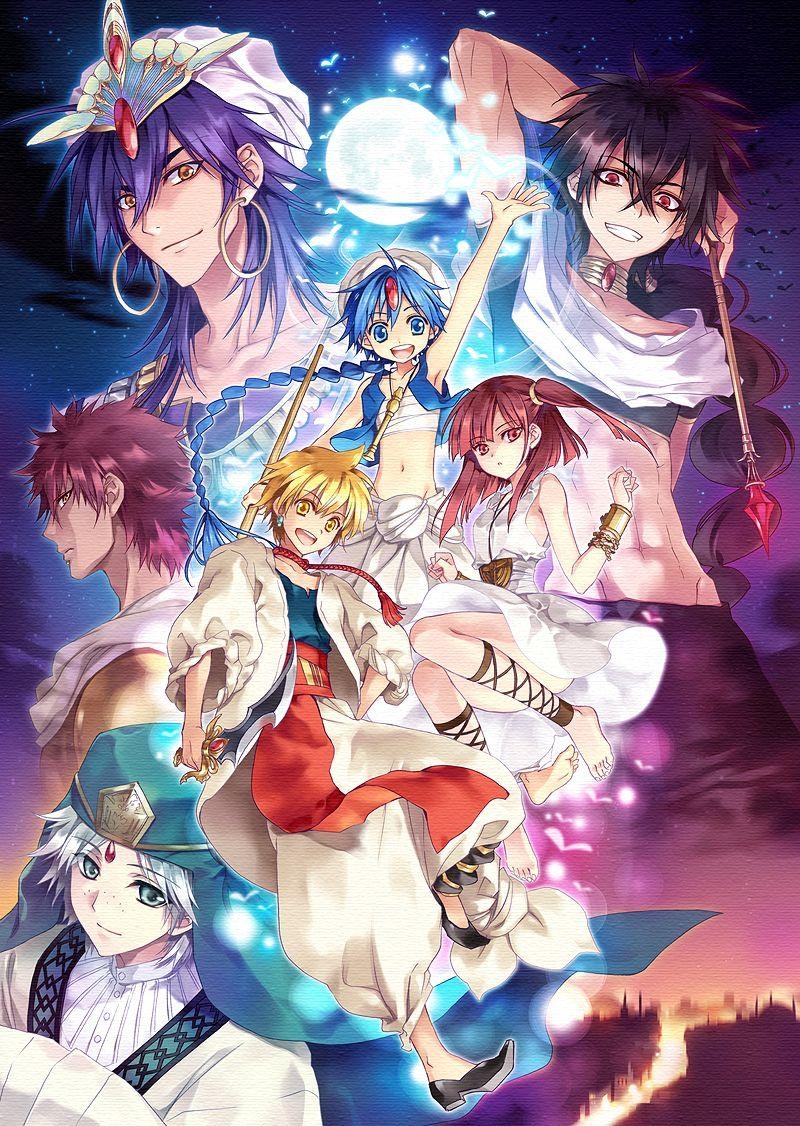 Magi Anime, Vollbild Ansicht, HD Hintergrund, Download, Magische Abenteuer, 800x1130 HD Handy