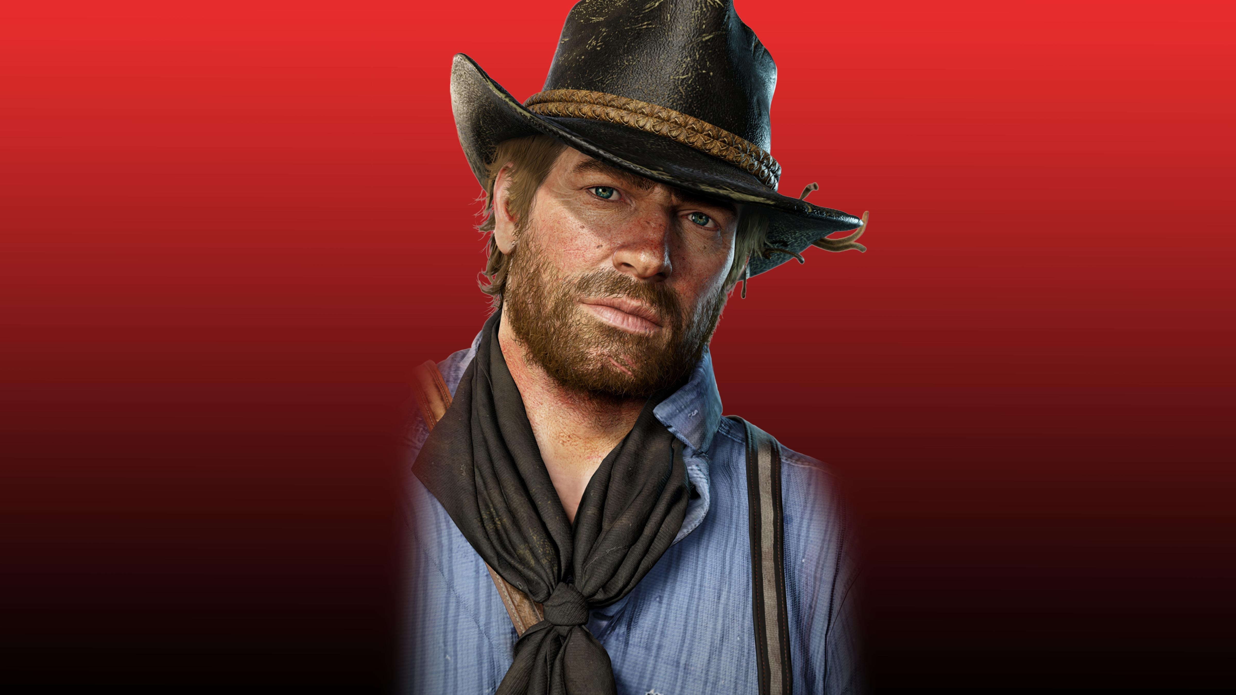 Arthur Morgan, Red Dead Redemption 2, 4K, Gaming, Hintergrund, 4800x2700 4K Desktop