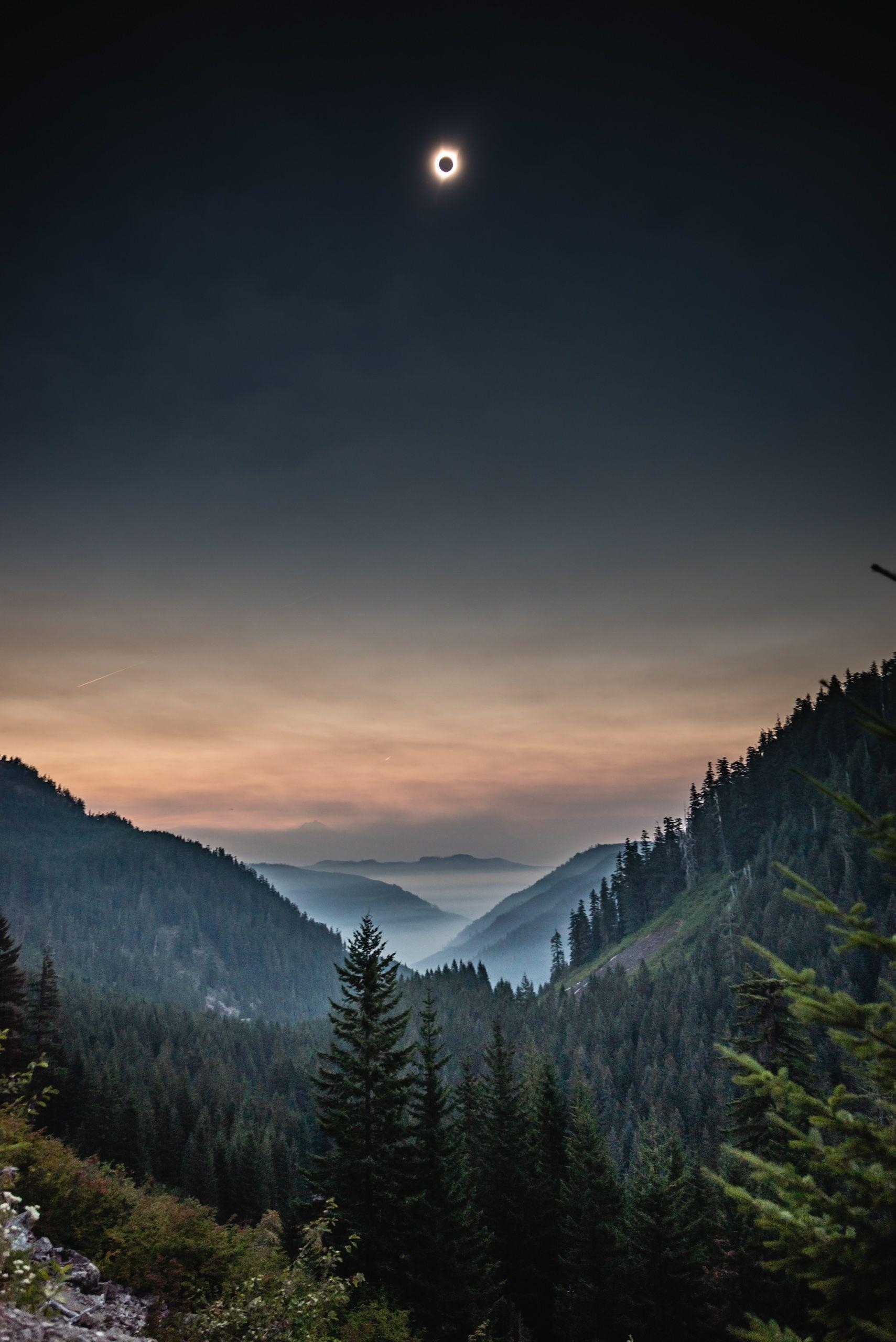 Eklipse, Oregon, Naturphänomen, Himmel, USA, 1710x2560 HD Handy