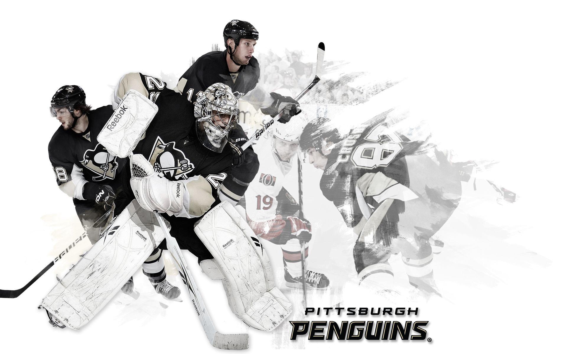 Kris Letang, Fleury, Staal, Penguins, Eishockey, 1920x1200 HD Desktop