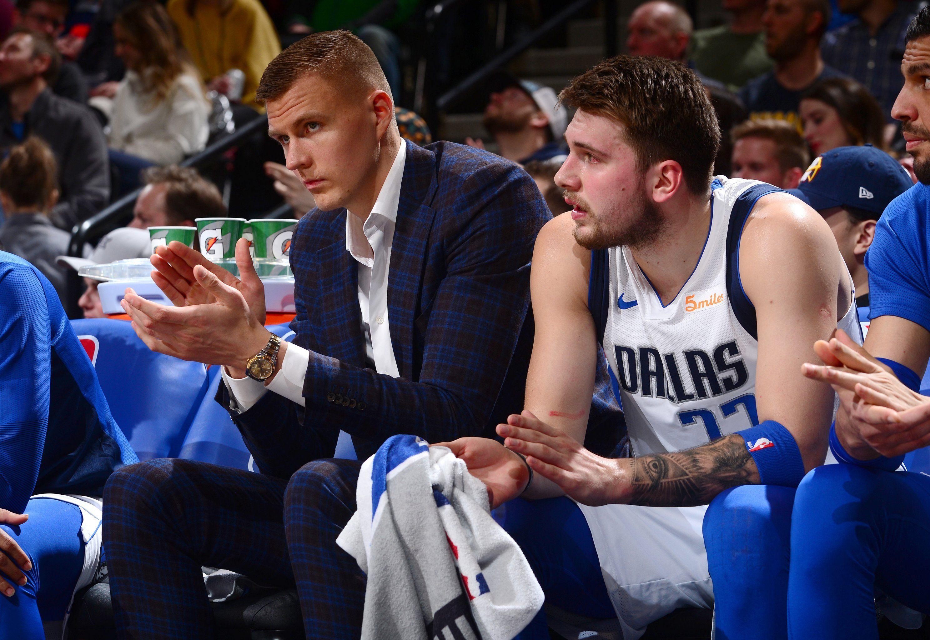 Luka Dončić, Kristaps Porziņģis, Dallas Mavericks, Traumteam, Basketball, 2980x2050 HD Desktop