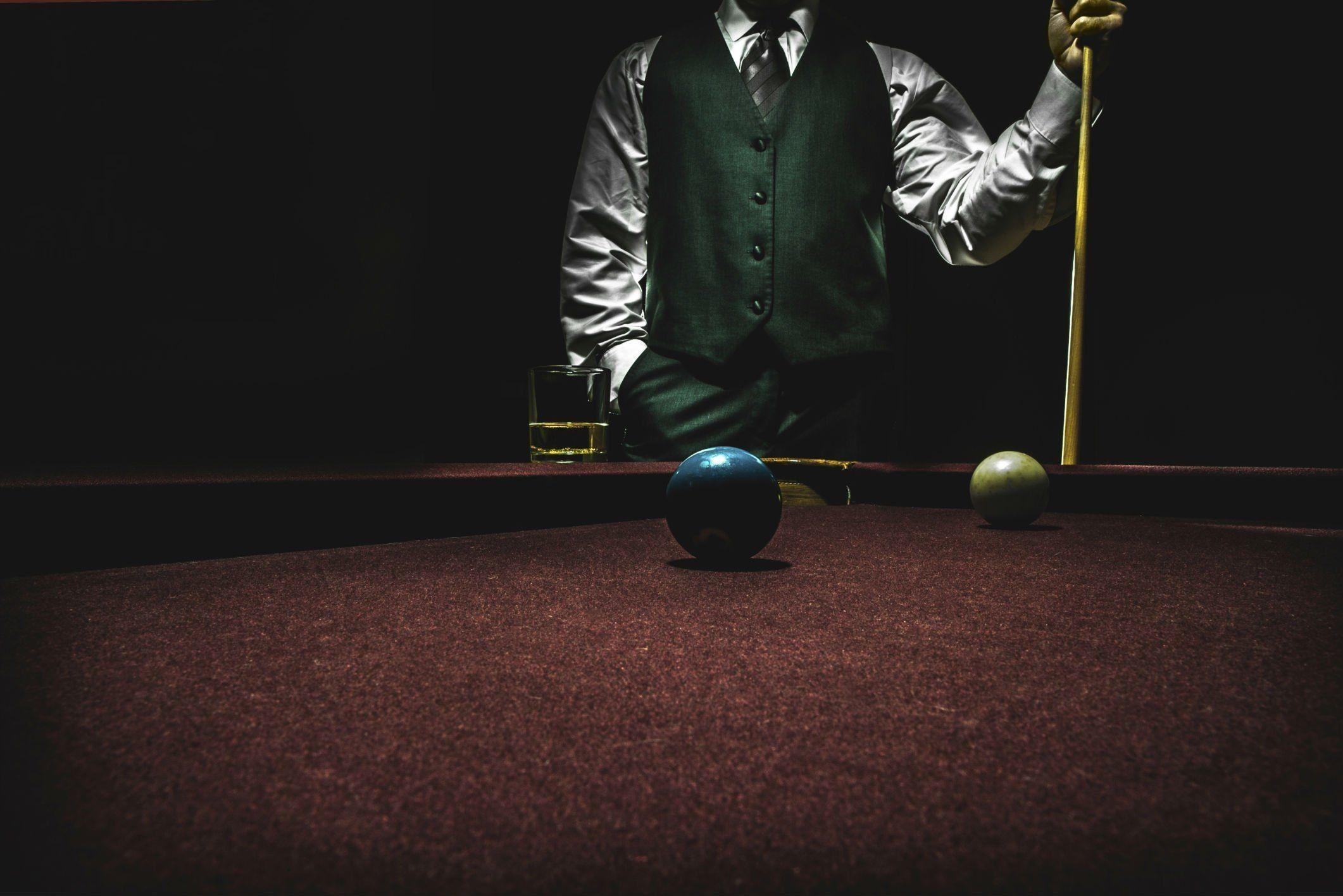 Billard, Spieltisch, Kugeln, Queue, Sport, 2130x1420 HD Desktop