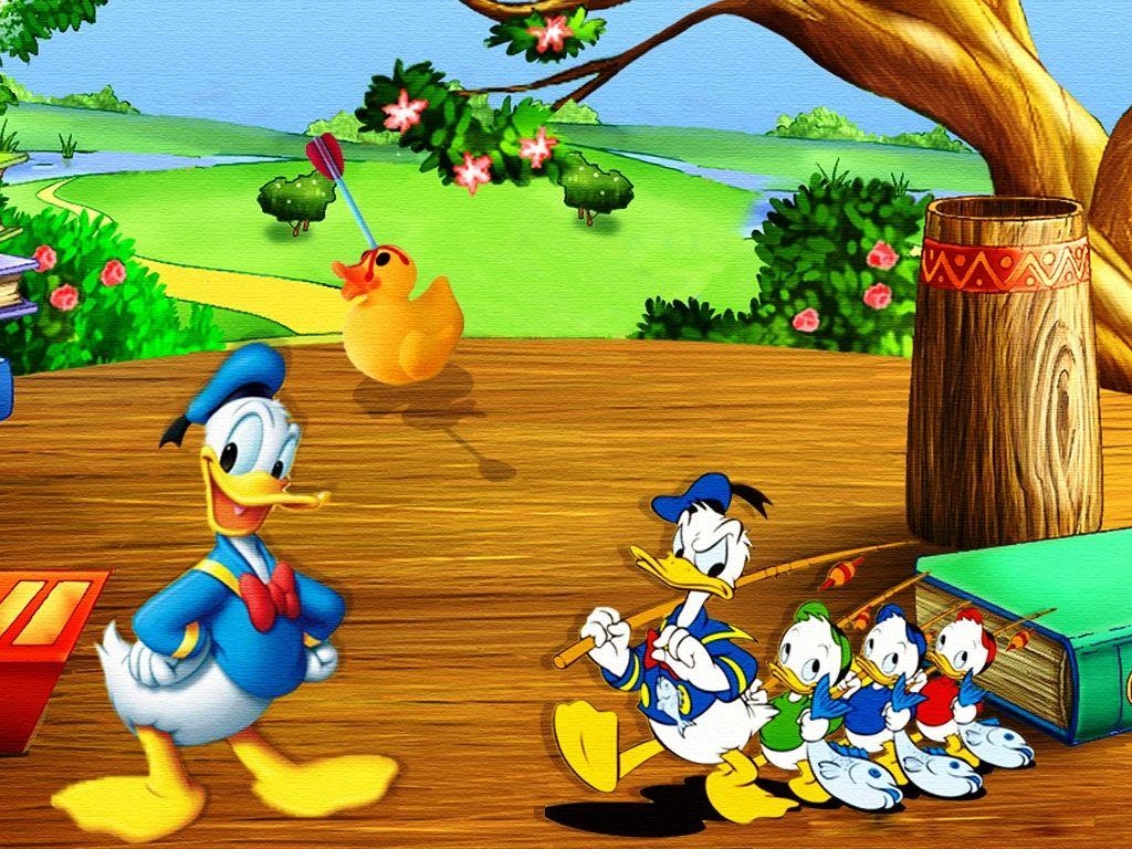 Donald Duck, Comic, Hintergrund, Cartoon, Disney, 1030x770 HD Desktop