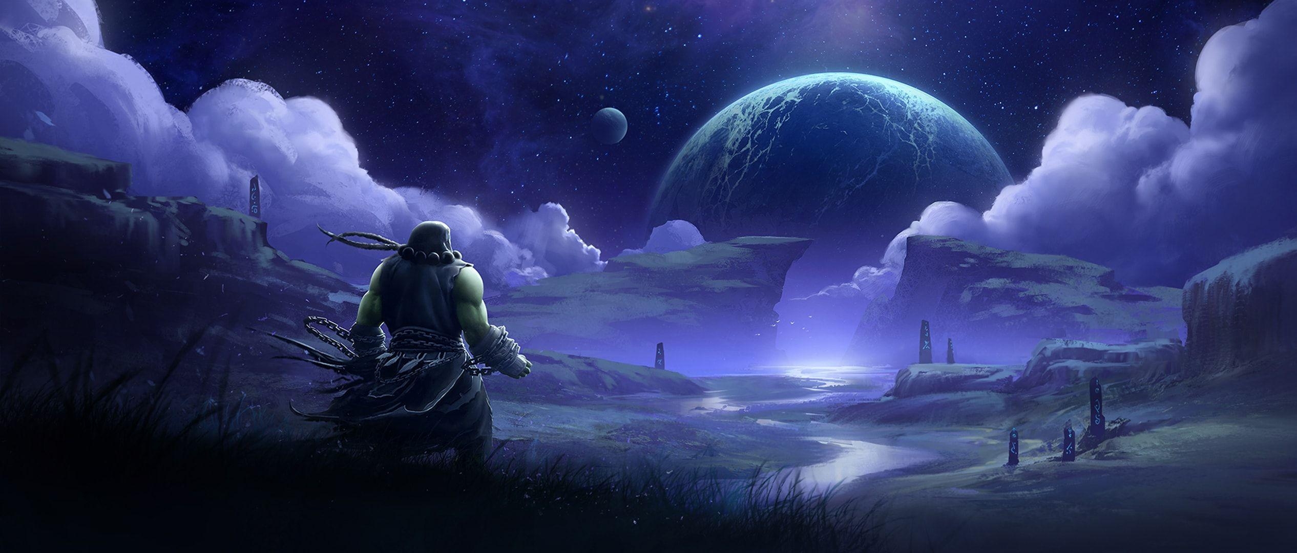 World of Warcraft, Thrall, Ork, Warcraft, Anführer, 2540x1080 Dual Screen Desktop