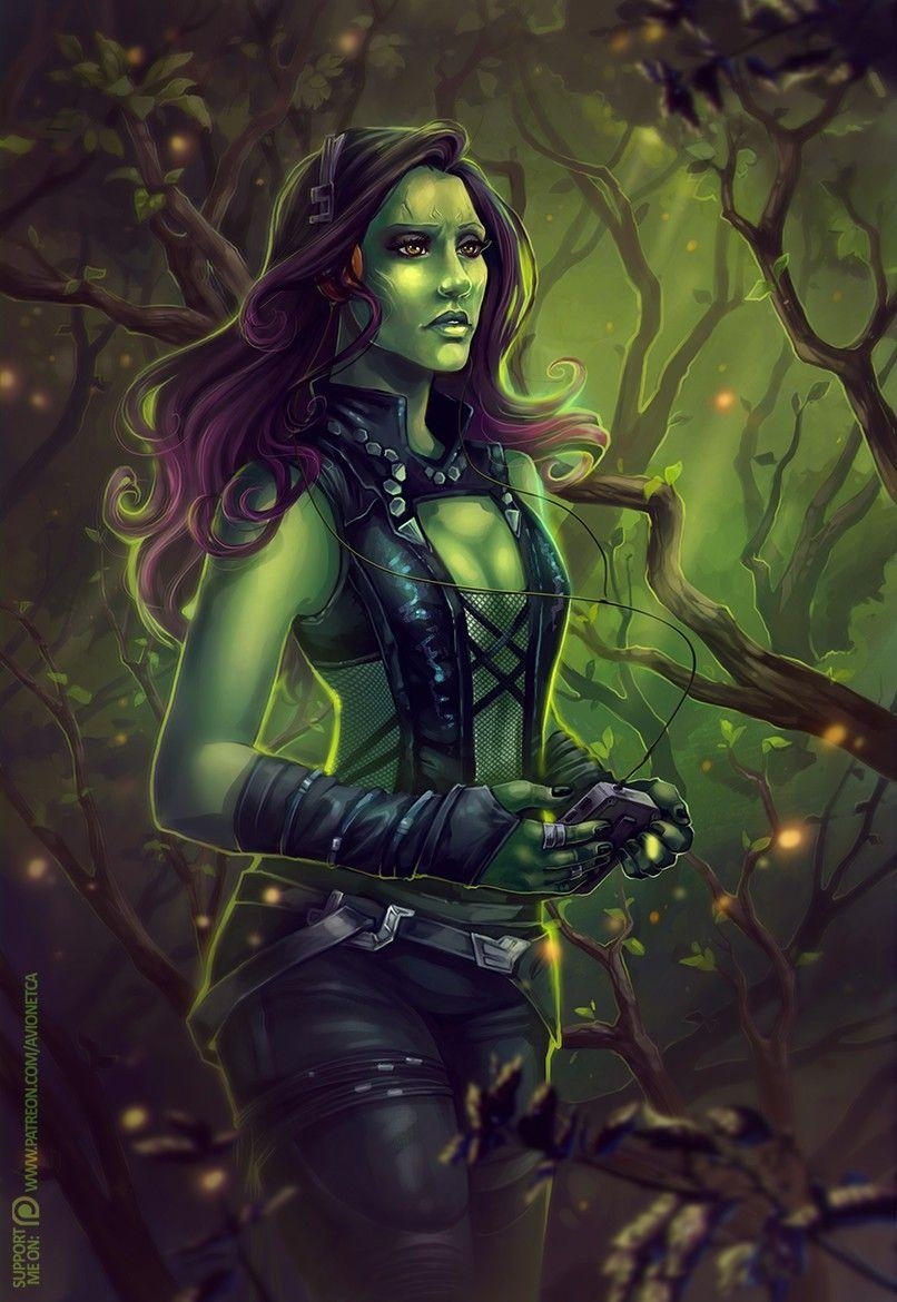 Gamora, Gruppenbild, Download, Marvel, Charakter, 810x1170 HD Handy