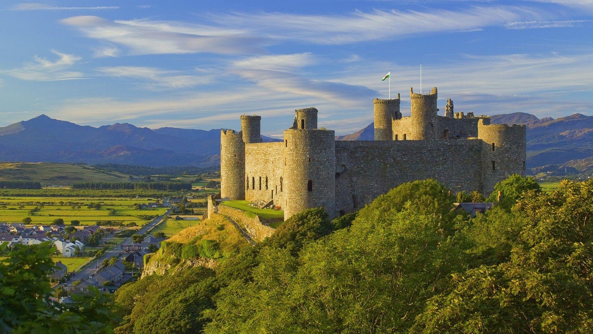 Kostenloser Download, Wales Erkunden, Desktop&Mobile, Grüner Bogen, 1920x1080 Full HD Desktop