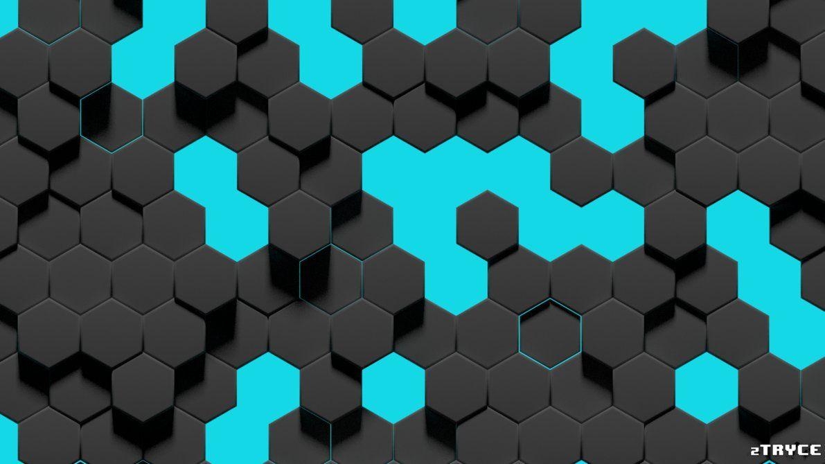 Hexagon, 1080p, orthografisch, geometrisch, Hintergrund, 1200x670 HD Desktop