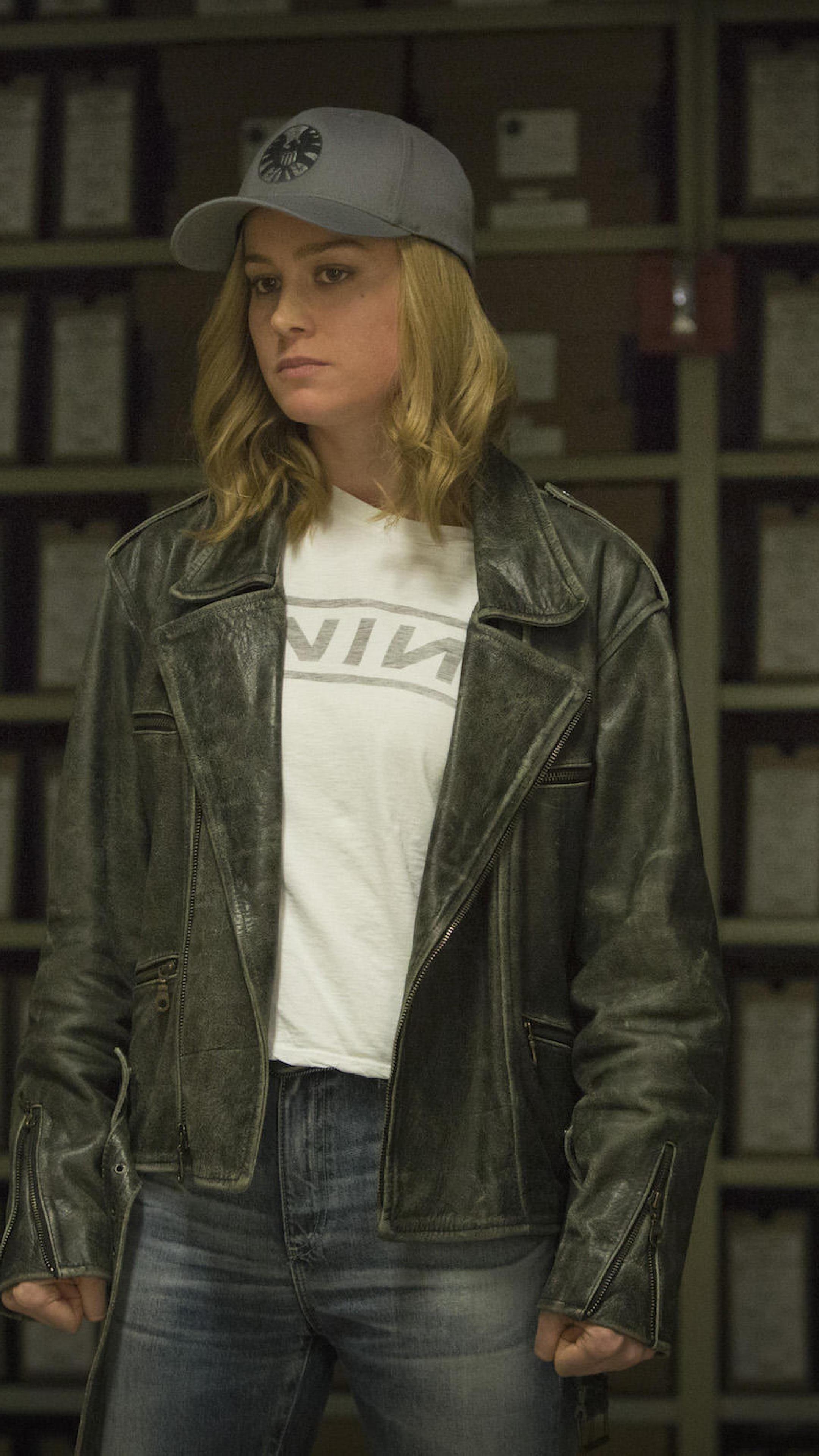 Brie Larson, Carol Danvers, Captain Marvel, Sony Xperia, 4K, 2160x3840 4K Handy