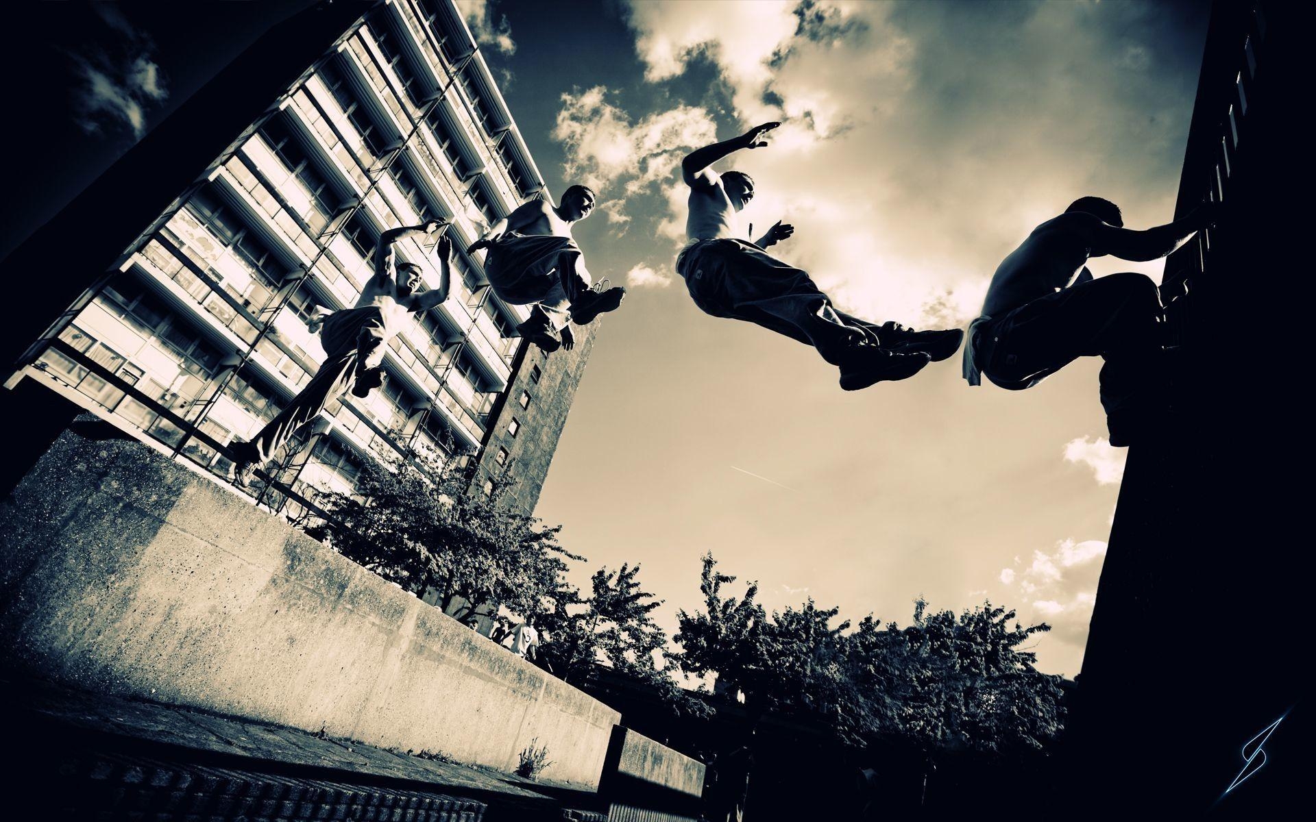 Parkour 2018, Sportlicher Ausdruck, Agilität, Energie, Kraft, 1920x1200 HD Desktop