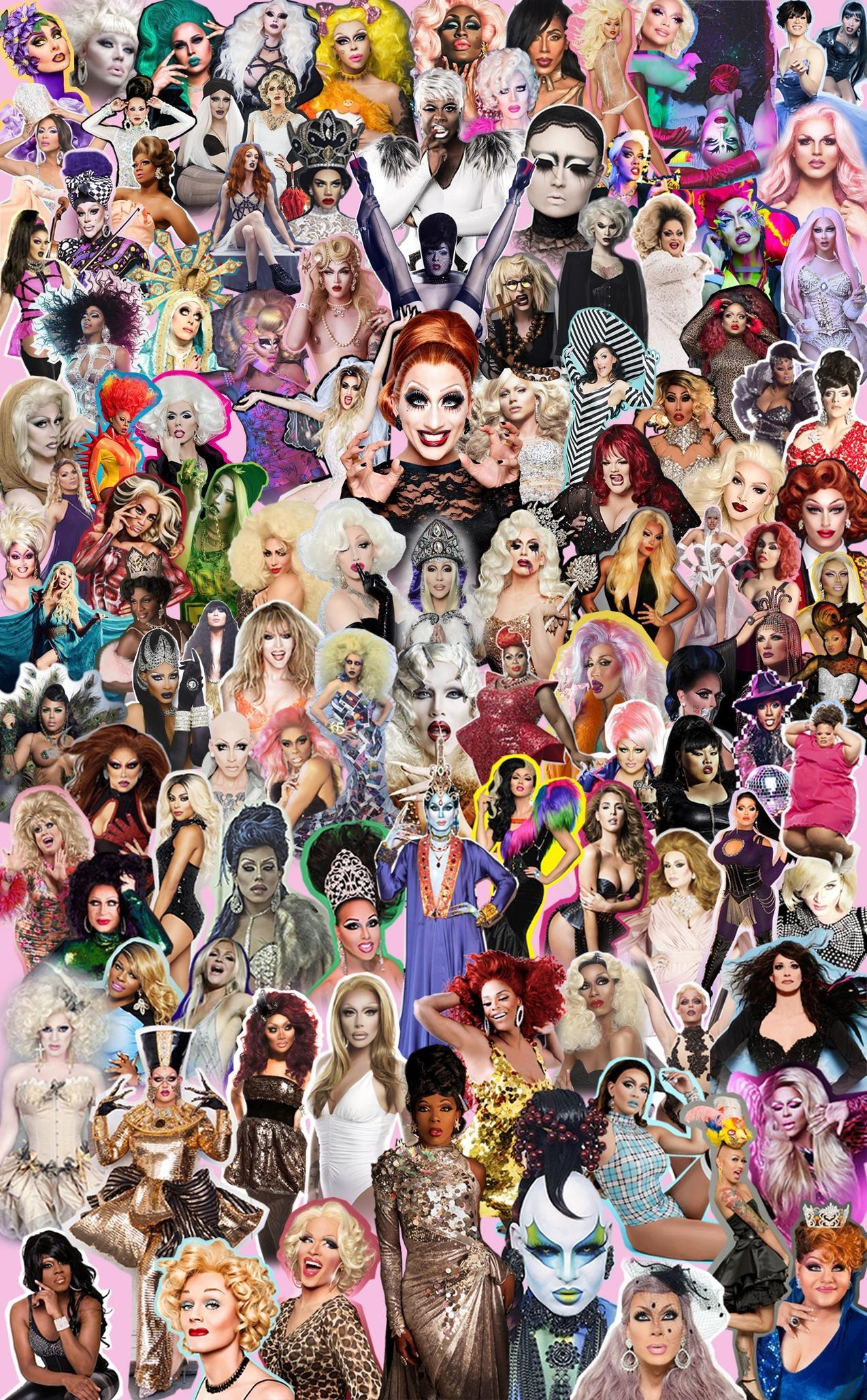 RuPauls Drag Race, Queens, Drag, Charme, Mode, 1280x2060 HD Handy