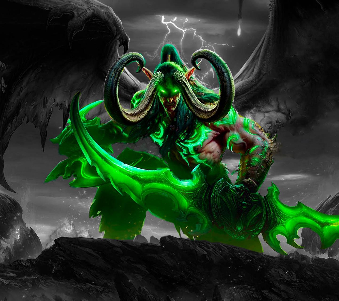 Illidan, Legion, Gaming, Bild, Hintergrund, 1440x1280 HD Desktop