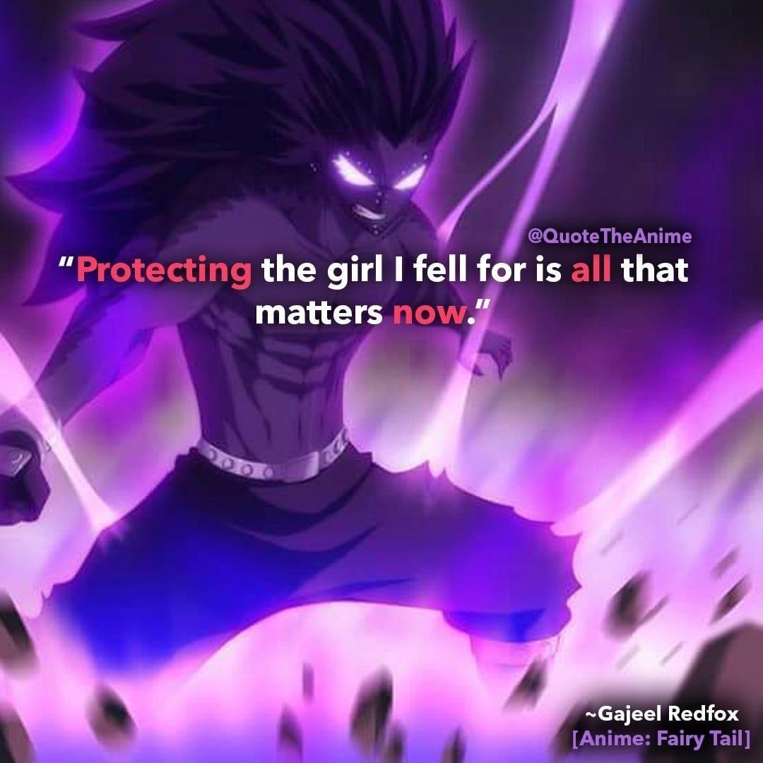 Powerful Gajeel Quotes (HQ Image + Wallpaper) 1080x1080