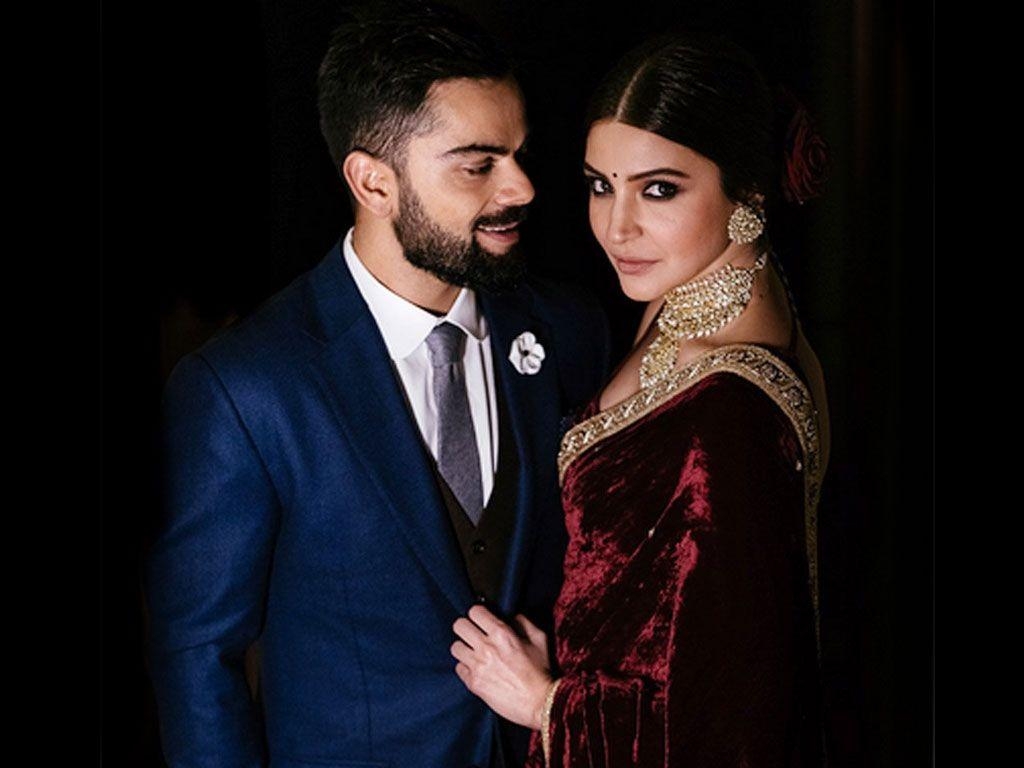 Anushka Sharma, Virat Kohli, Hochzeit, Bild, Hintergrund, 1030x770 HD Desktop