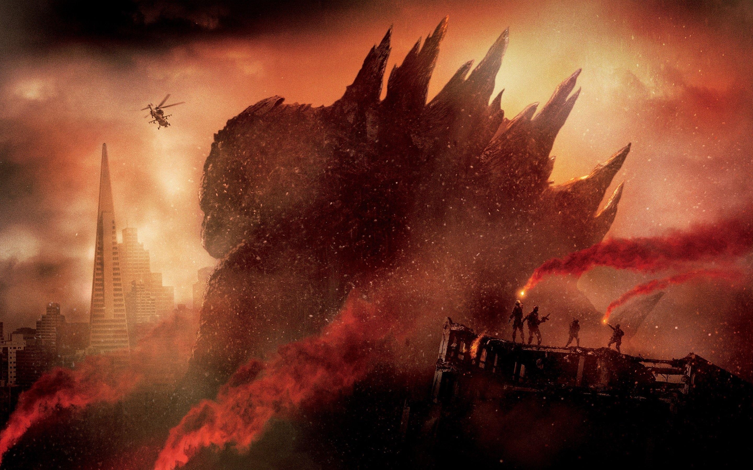 Godzilla, Monster, Film, Hintergrund, Großbild, 2880x1800 HD Desktop