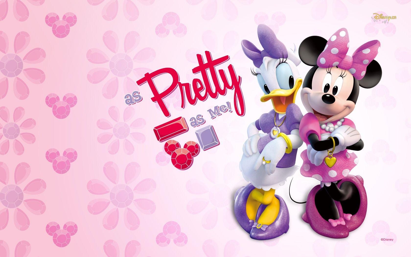 Daisy Duck, Minnie Mouse, Cartoon, Bild, Disney, 1680x1050 HD Desktop