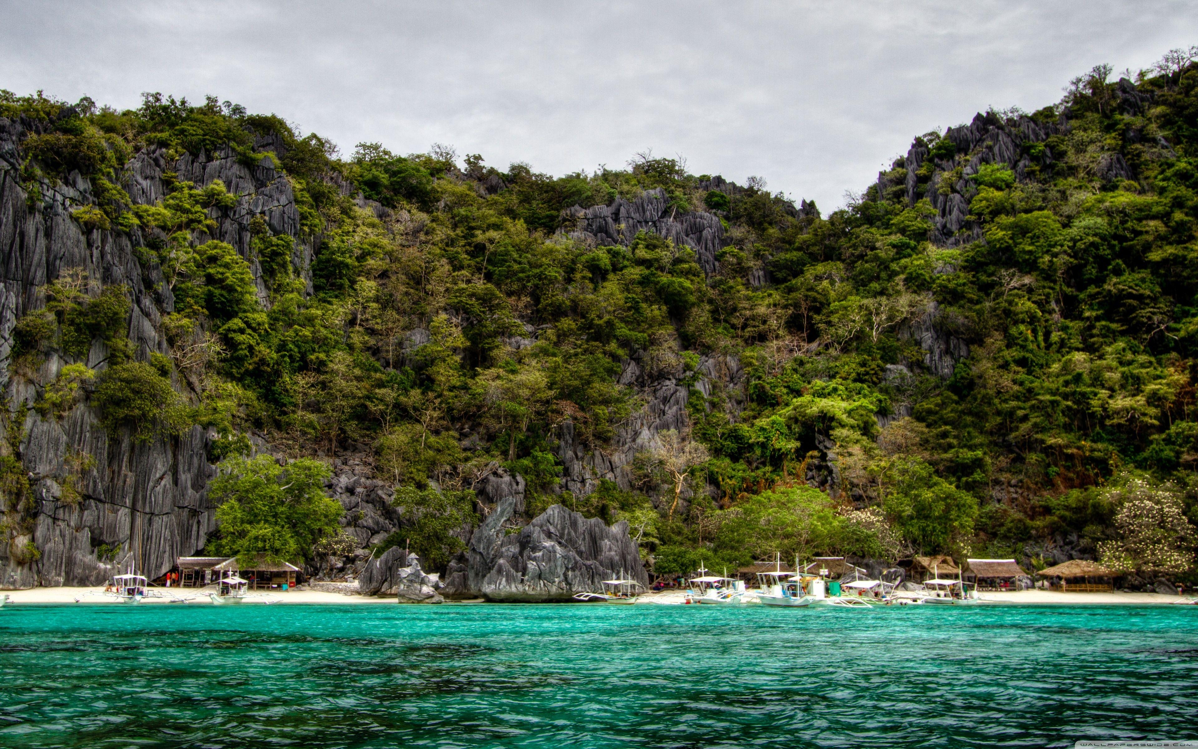 Palawan, Strand, Philippinen, 4K, HD, 3840x2400 4K Desktop