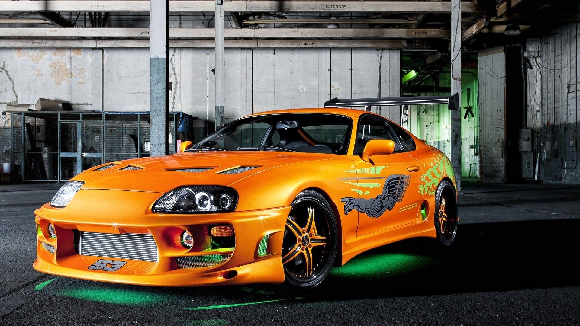 Fast and Furious, Toyota Supra, Tuning, Neon Grün, Fahrzeuge, 1920x1080 Full HD Desktop