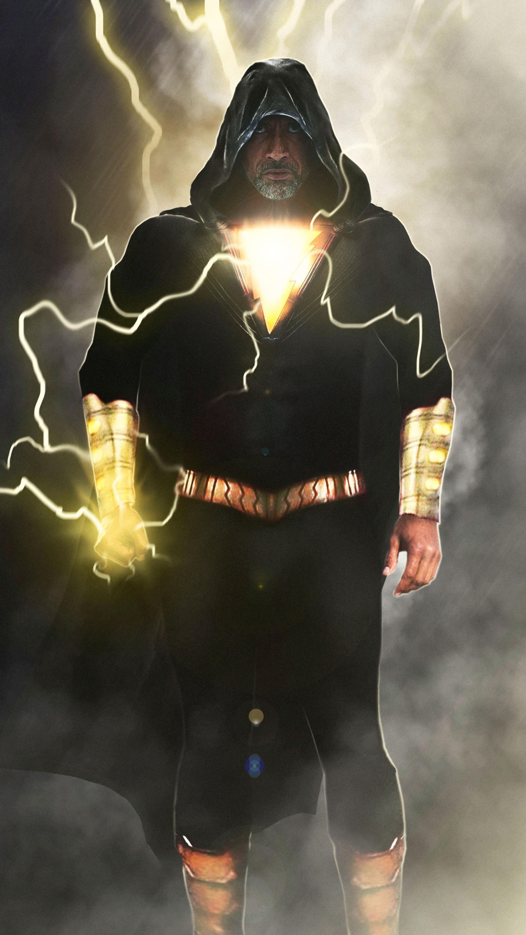 Black Adam, Shazam, Sony Xperia, Superhelden, Film, 2160x3840 4K Handy