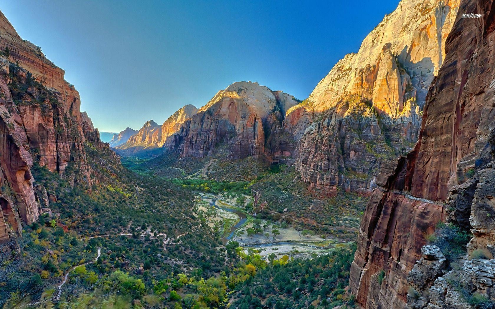 Zion Nationalpark, Kostenlos, Natur, USA, Hintergrund, 1680x1050 HD Desktop