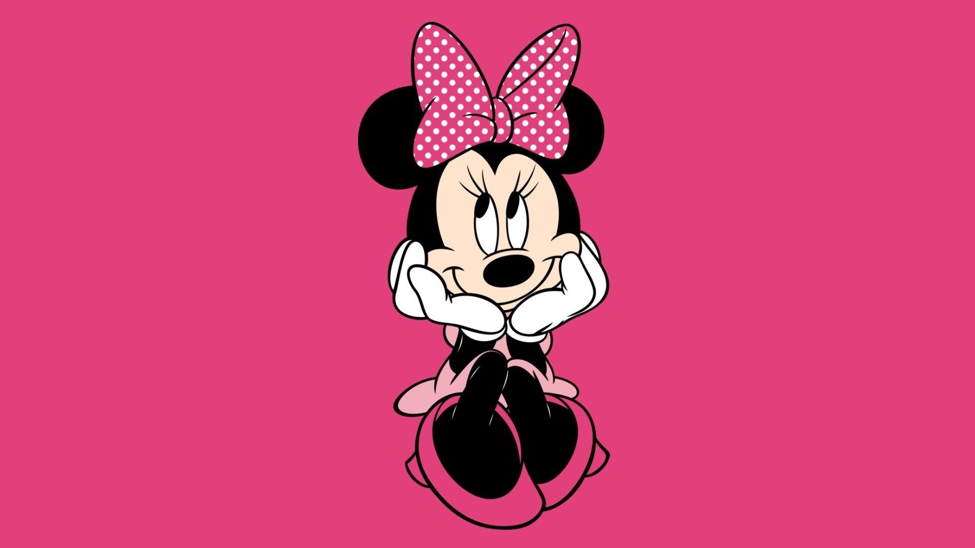 Minnie Maus, Clipart, Cartoon, Disney, farbenfroh, 1920x1080 Full HD Desktop