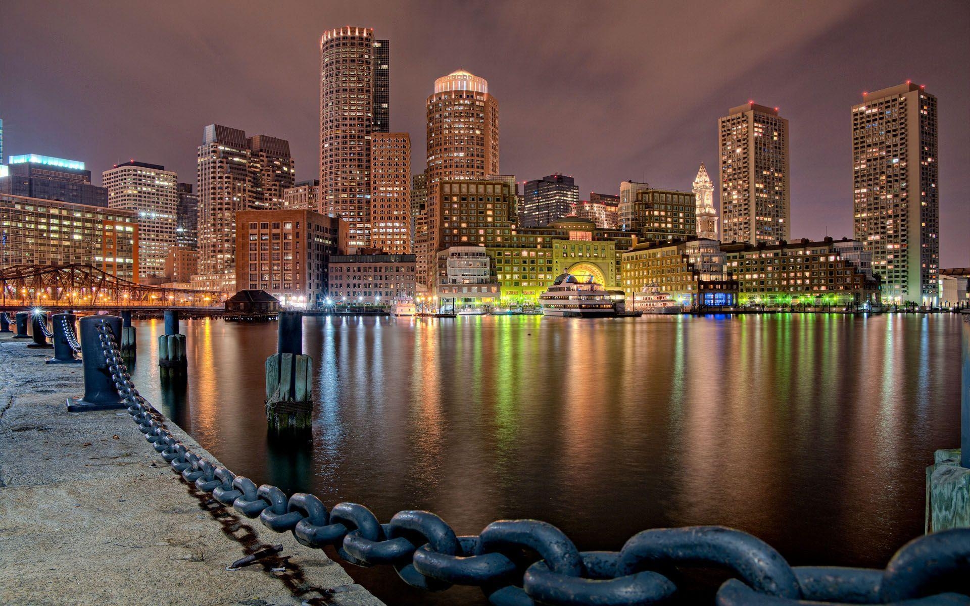 Boston Skyline, Reisen, 1920x1080, USA, Metropole, 1920x1200 HD Desktop