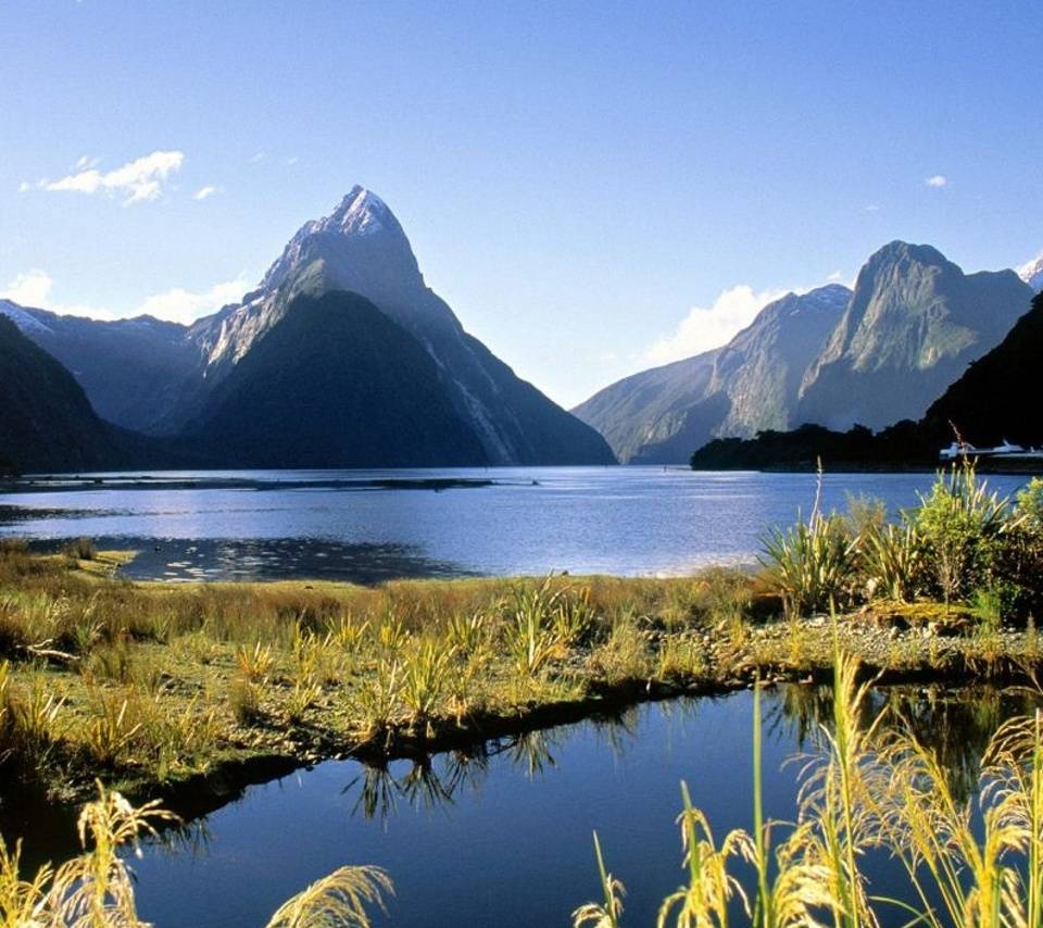 Milford Sound, Natur, Neuseeland, Reisen, Wasserfall, 960x860 HD Desktop