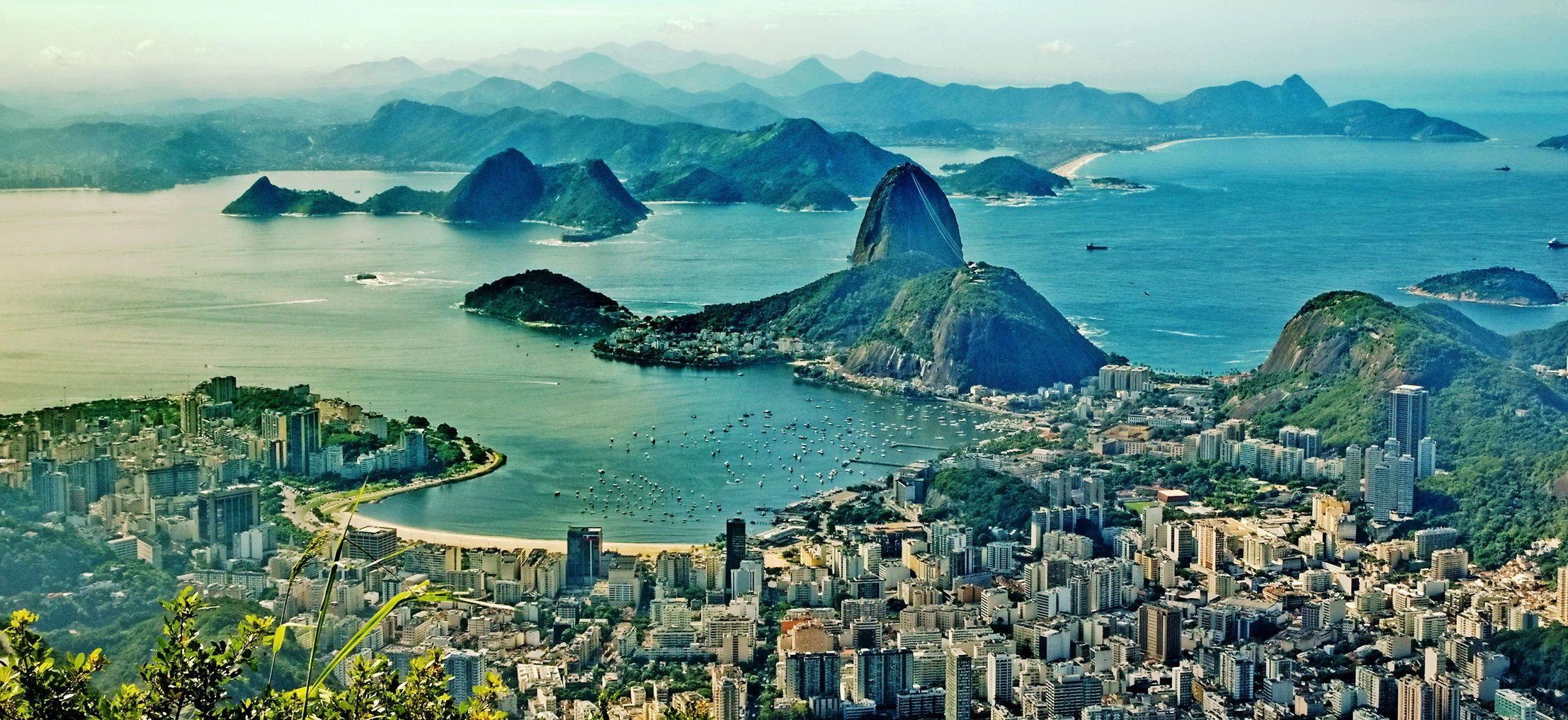 Rio de Janeiro, Brasilien, HD, Stadtbild, Natur, 2220x1020 Dual Screen Desktop