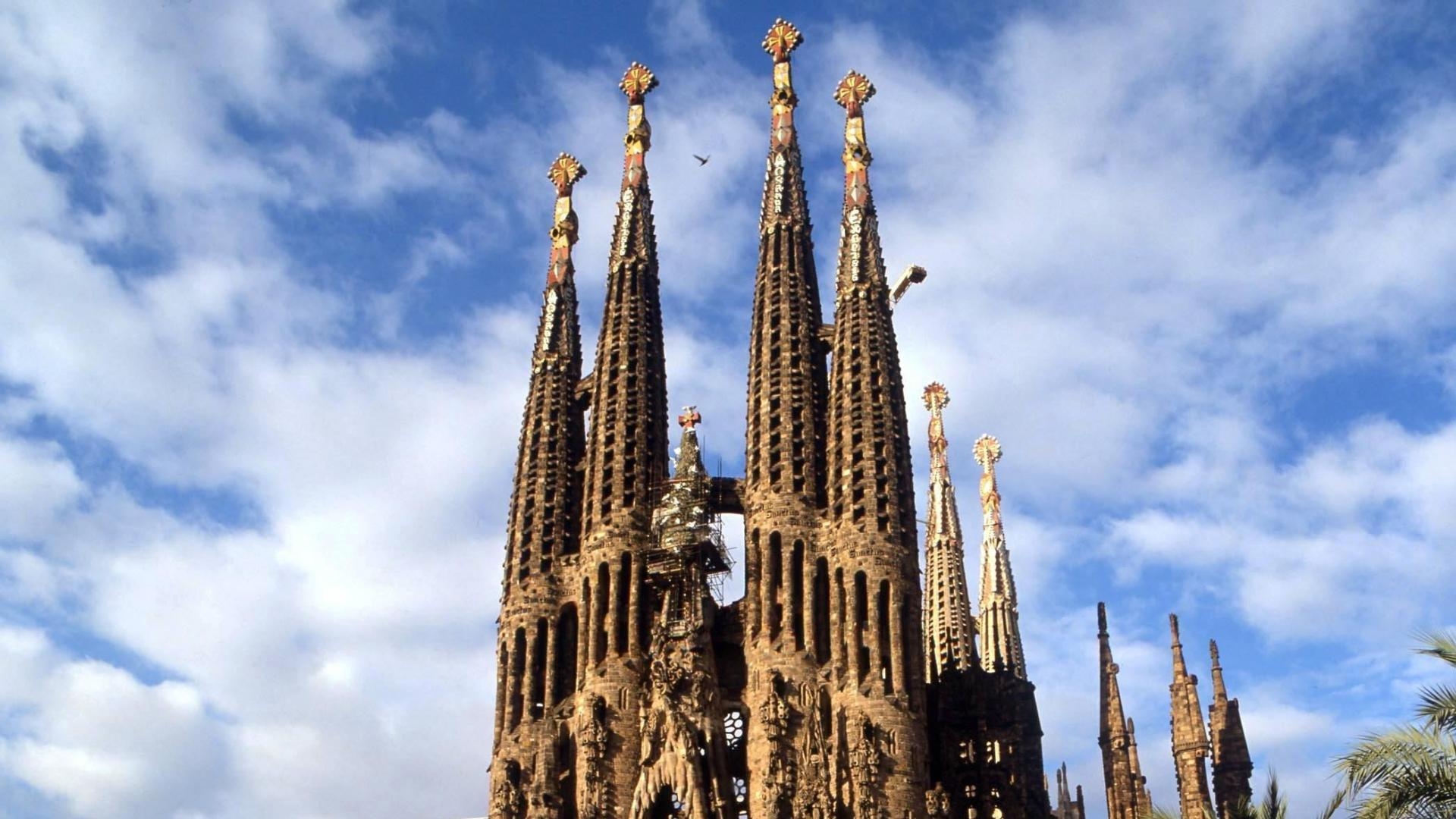 Sagrada Familia, Gaudí, Barcelona, Katalonien, Architekturwunder, 1920x1080 Full HD Desktop