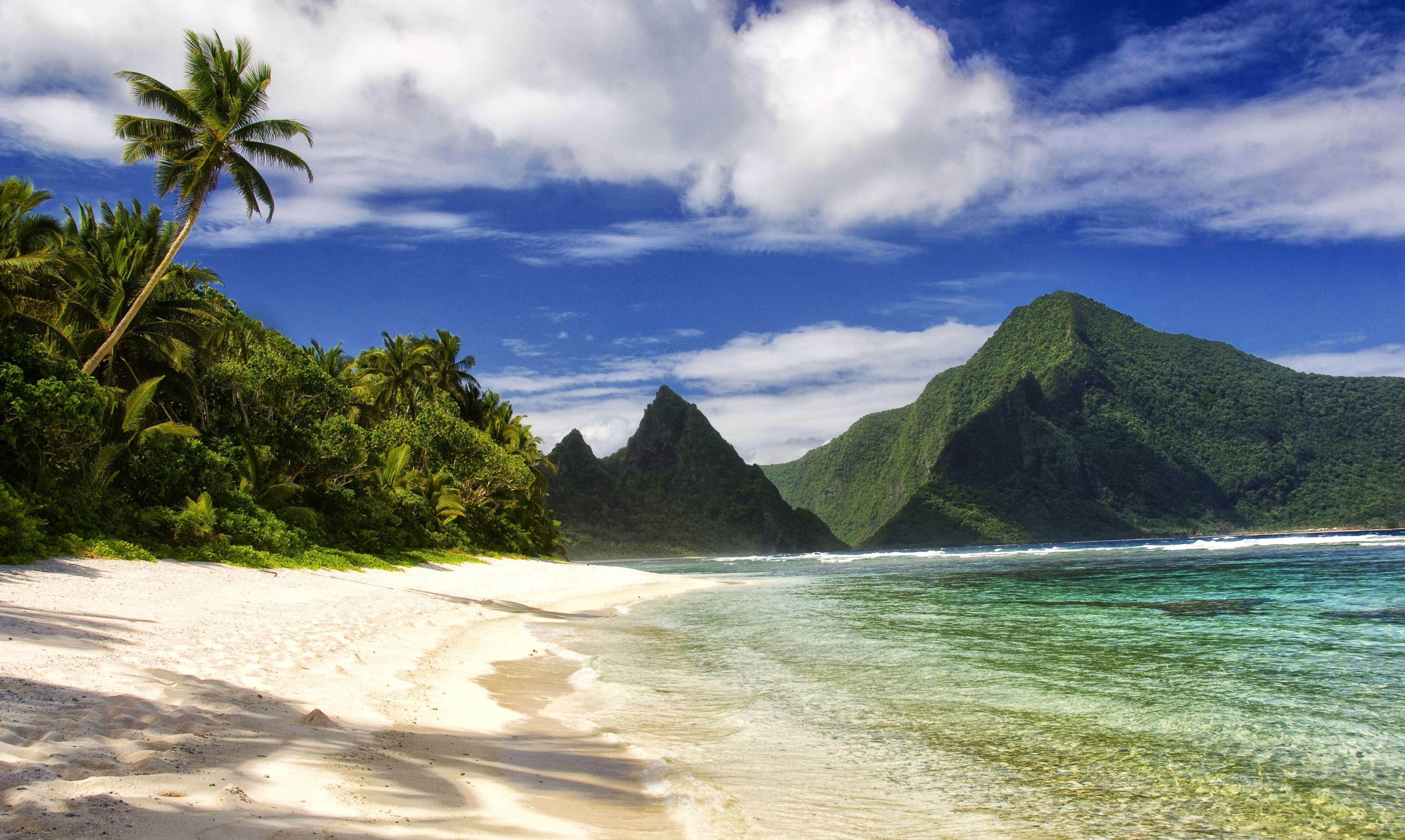 Samoa Desktop, Südsee, Tropen, Exotische Insel, Pazifik, 4290x2570 4K Desktop