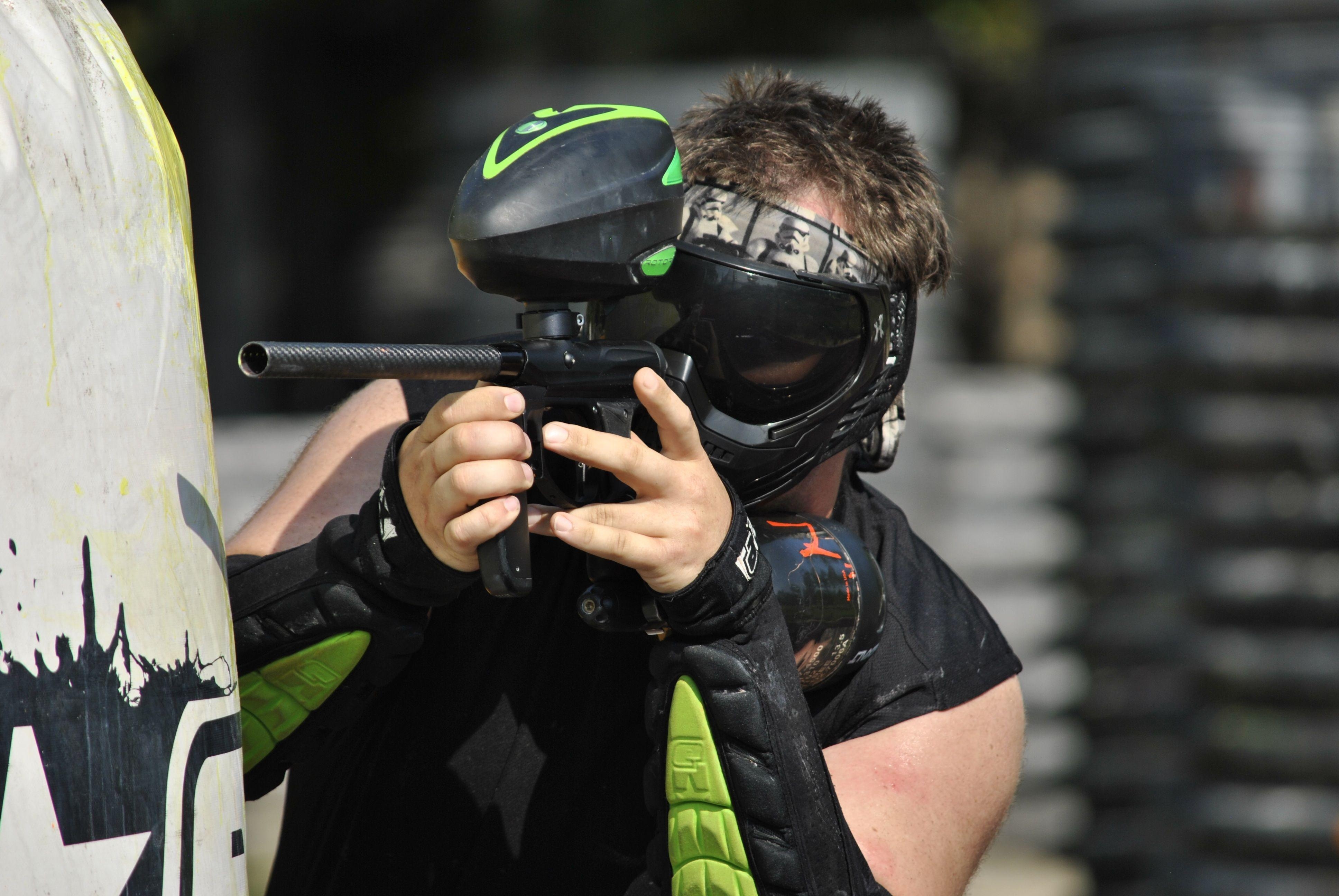 Paintball-Waffe, HD, Hintergrund, Ausrüstung, Action, 3880x2600 4K Desktop