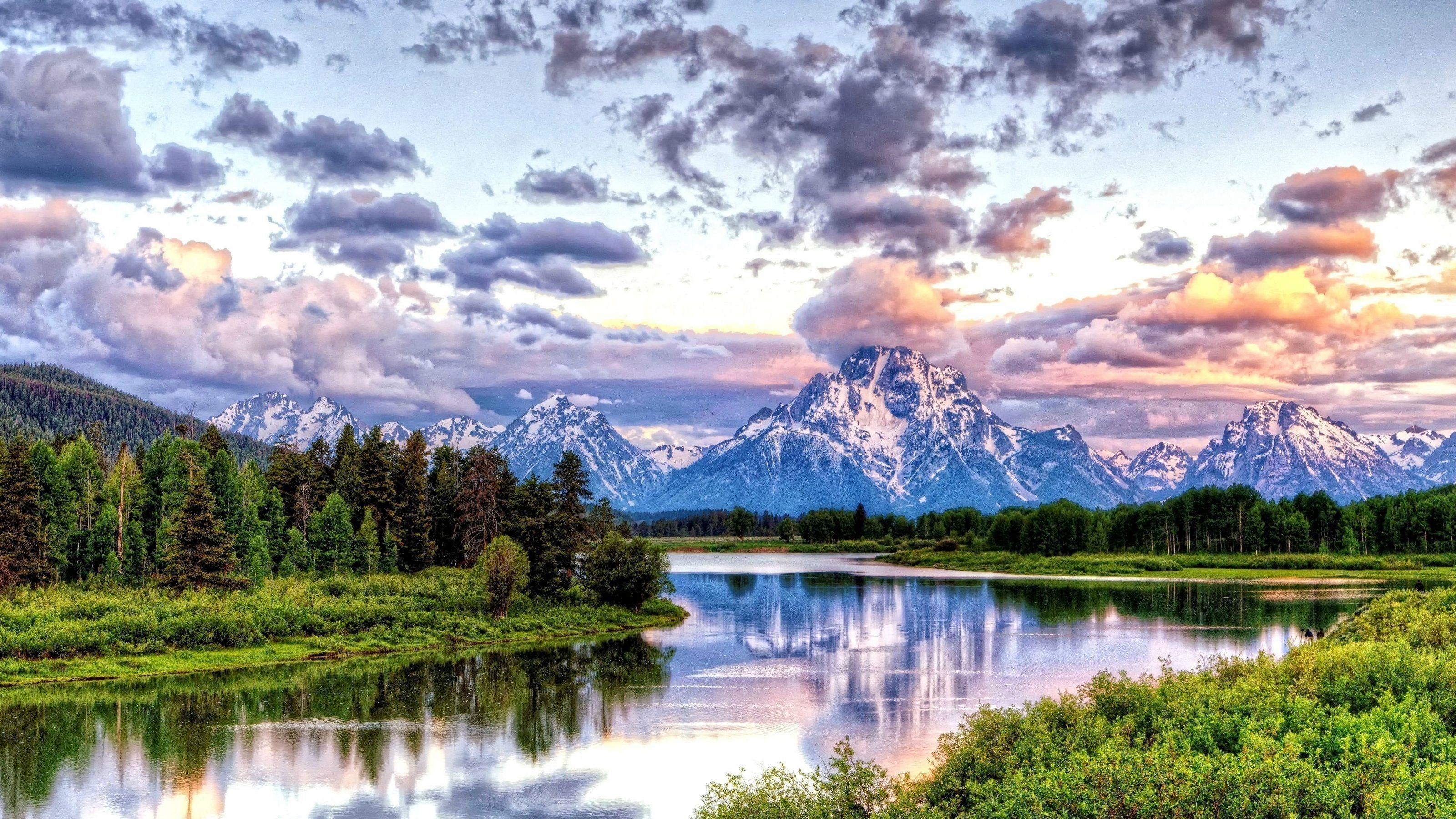 Grand Teton, Nationalpark, Reisen, Wyoming, Natur, 3200x1800 HD Desktop