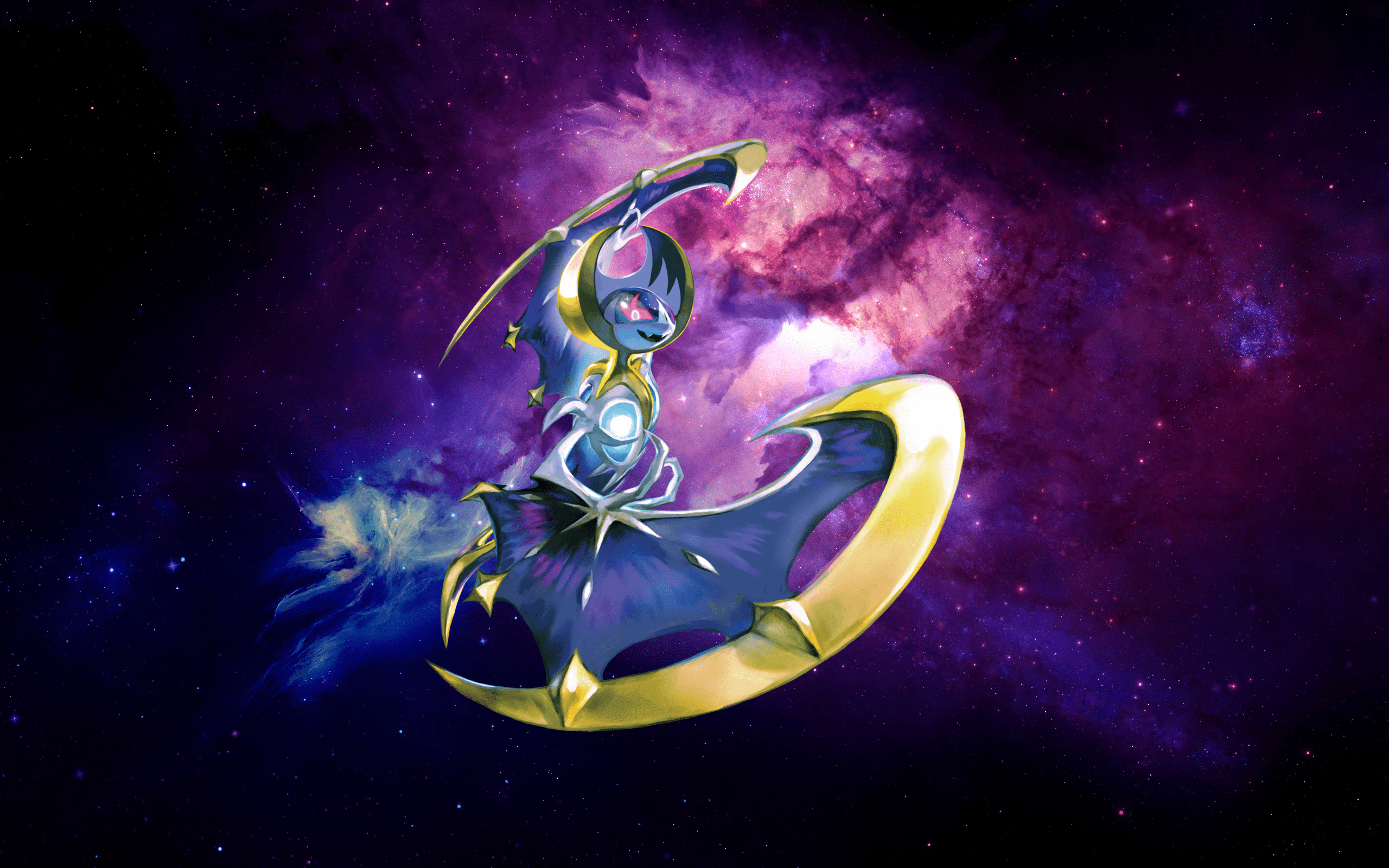 Lunala, Anime, HD, Hintergrund, Bild, 2560x1600 HD Desktop