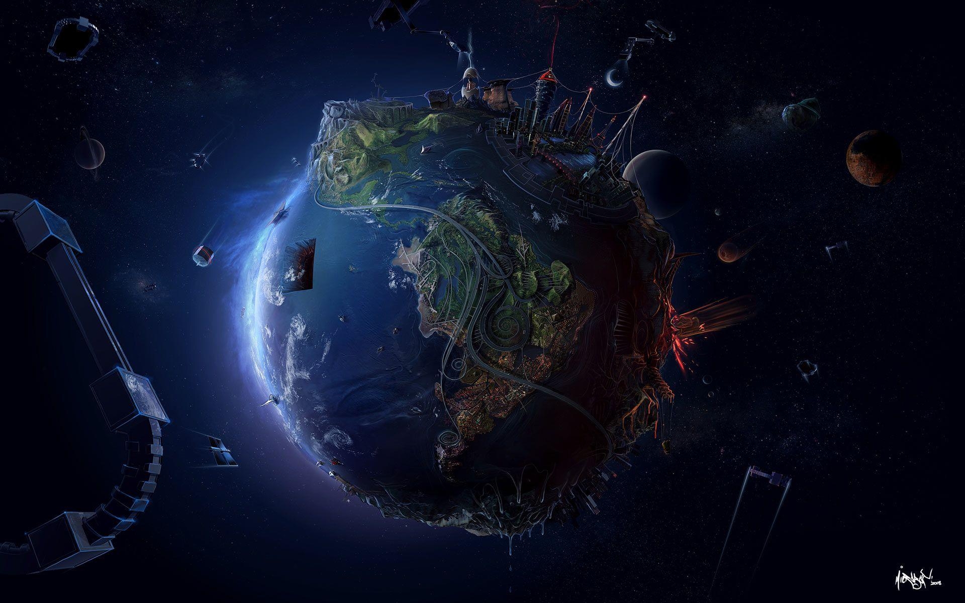 Planet, Download, 1920x1200, Weltraum, Hintergrund, 1920x1200 HD Desktop