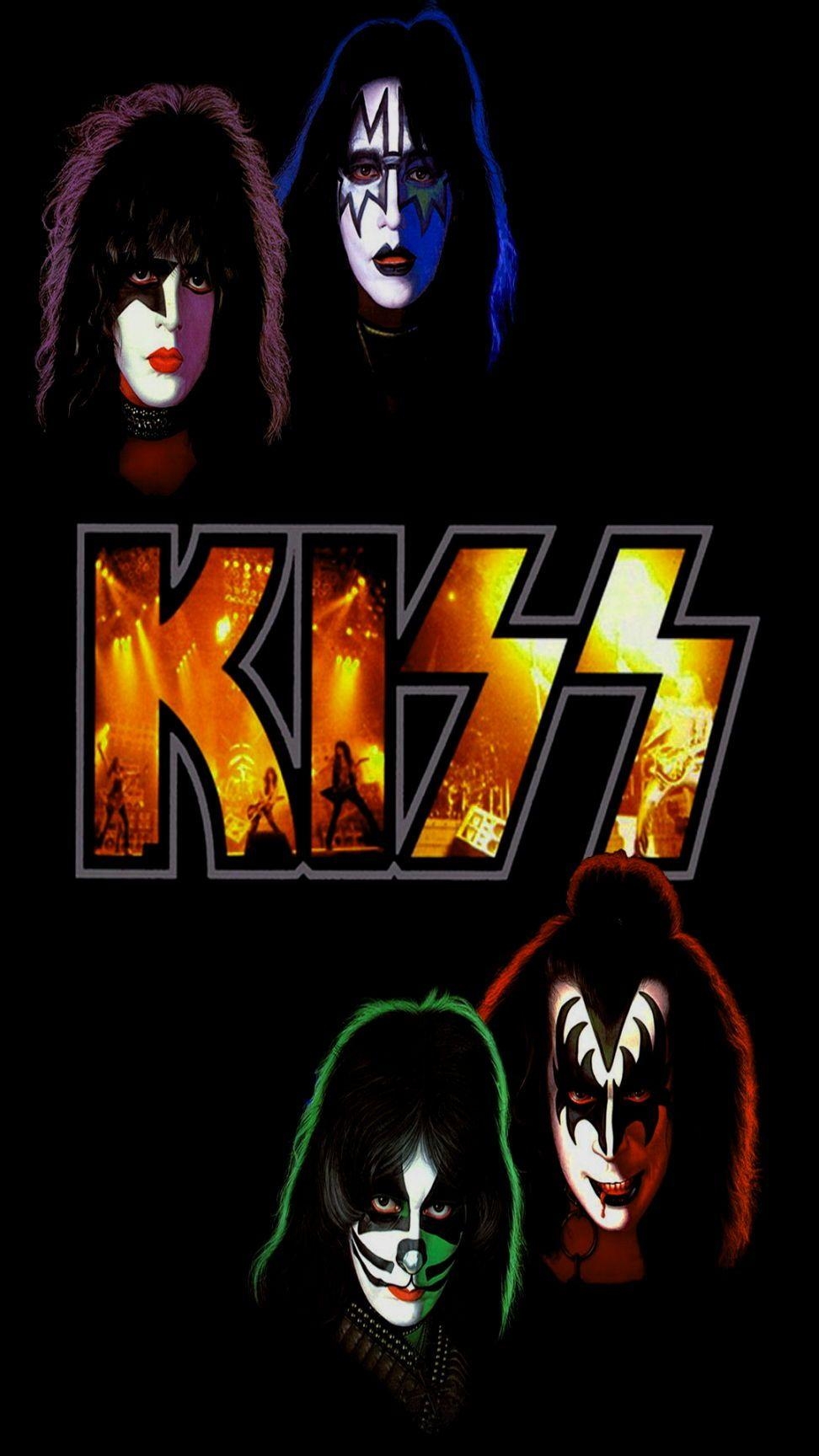 KISS Band, iPhone, Rockmusik, Hintergrundbild, Kult, 980x1730 HD Handy