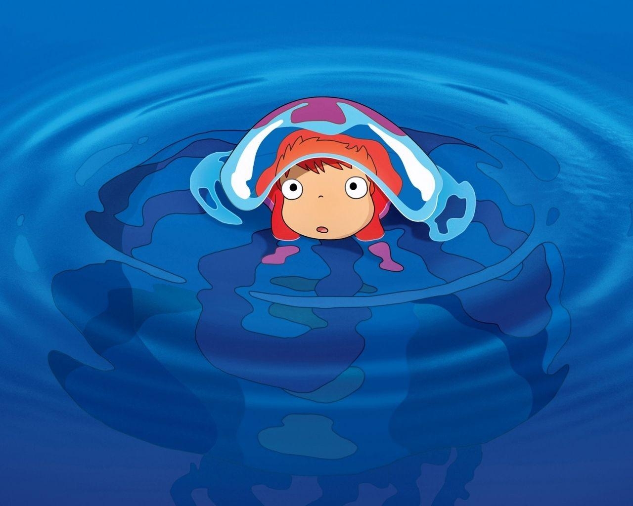 1920x1200, Ponyo Anime, Studio Ghibli, Fantasie, Bild, 1280x1030 HD Desktop