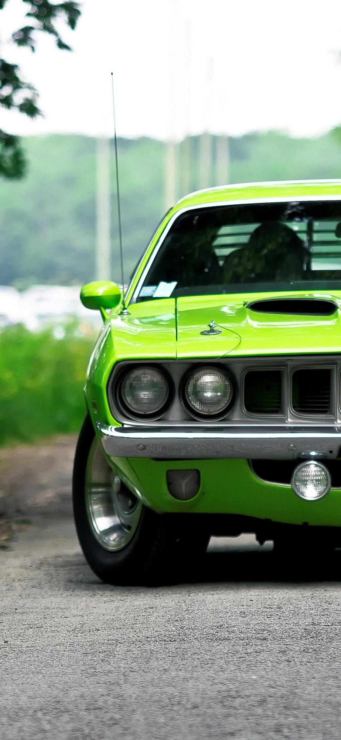 Plymouth Barracuda, iPhone Bild, 4K Qualität, 1130x2440 HD Handy