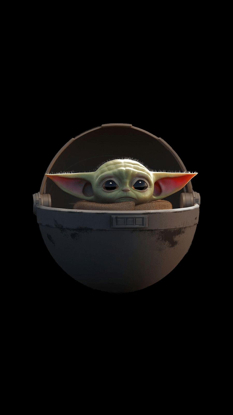 Vertikal, Baby Yoda, Wandbild, Grogu, Star Wars, 900x1600 HD Handy