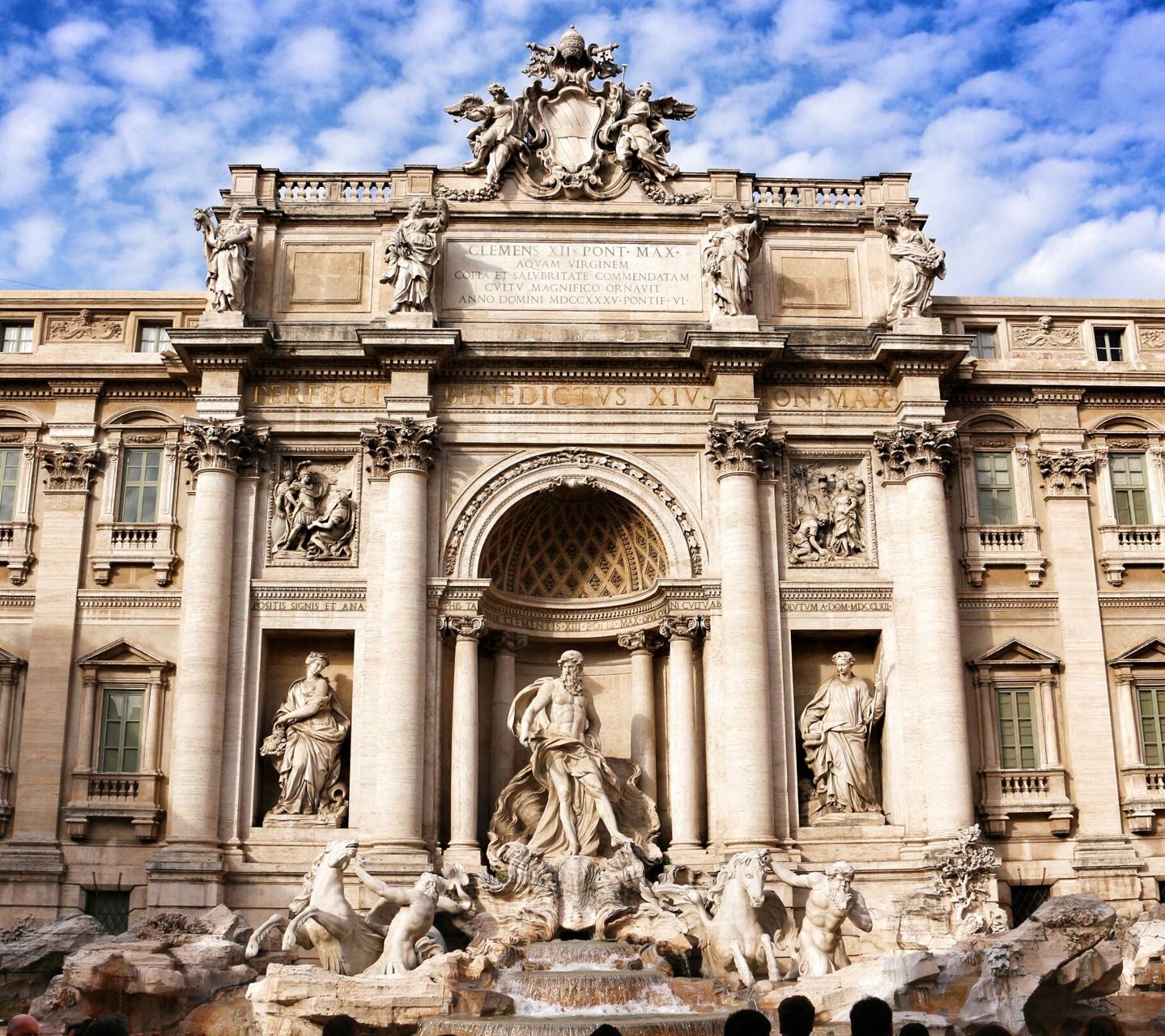 Trevi-Brunnen, Rom, Kunst, HD, Reisefotografie, 1440x1280 HD Desktop