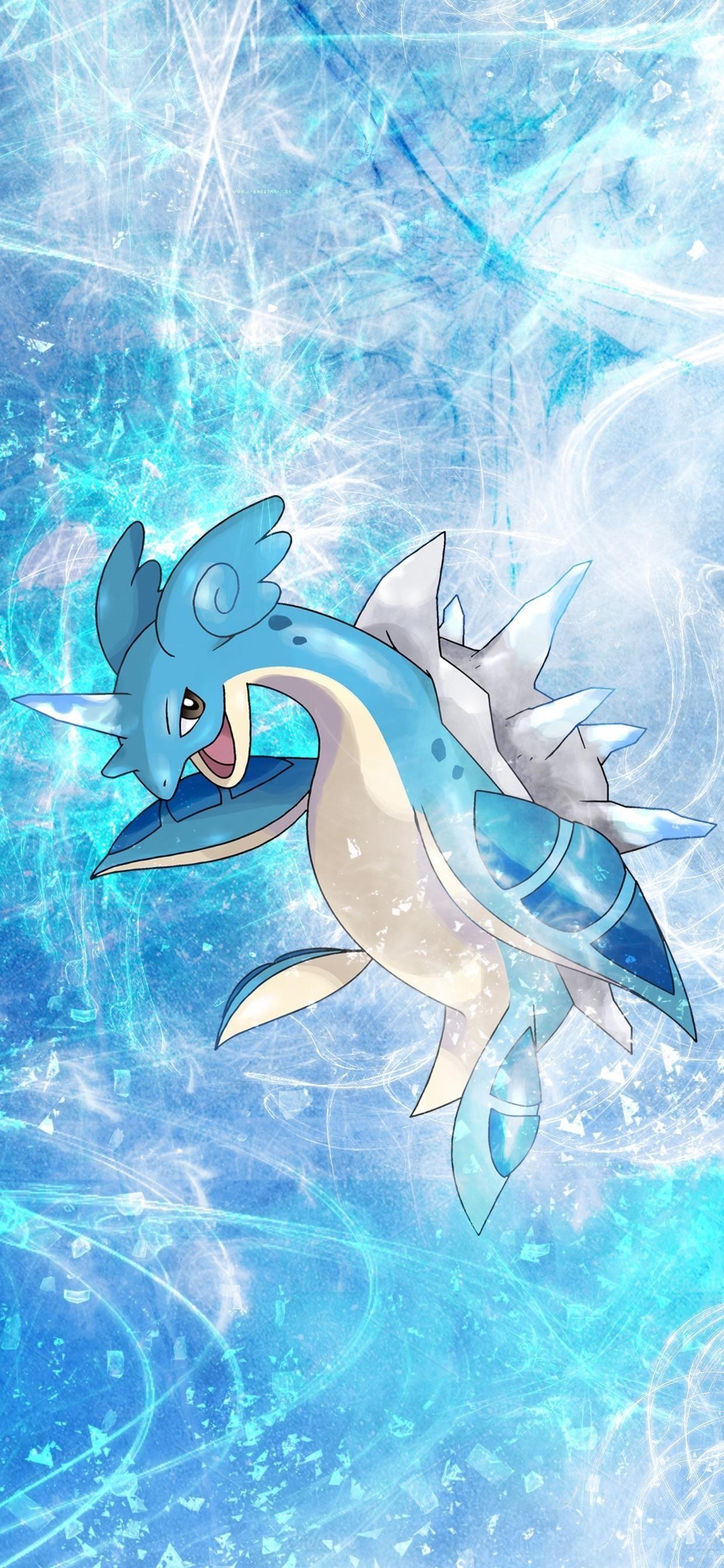 Lapras, Mega, iPhone XS, Pokemon, Mobil, 1250x2690 HD Handy