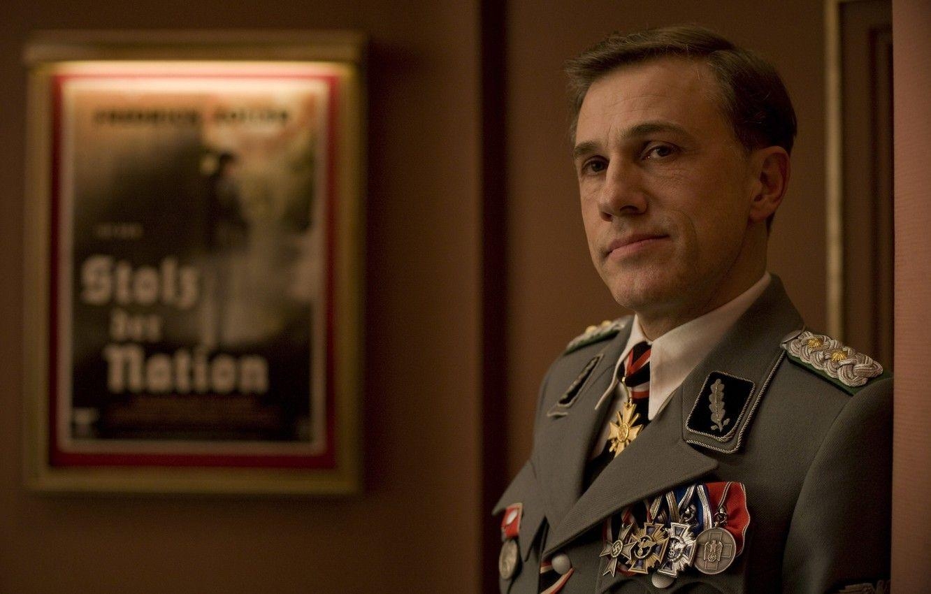 Christoph Waltz, Inglorious Basterds, Tarantino, Film, Bild, 1340x850 HD Desktop