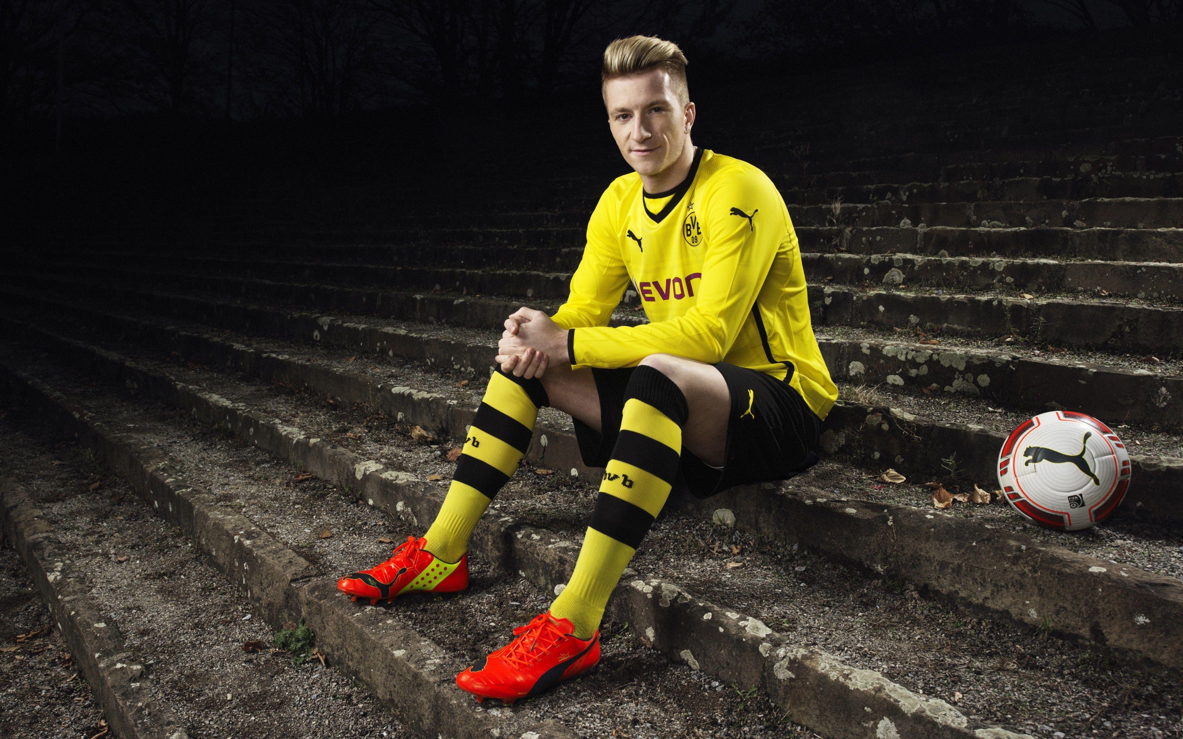 Marco Reus, Deutscher Fußballer, Borussia Dortmund, DFB, Bundesliga, 3840x2400 4K Desktop