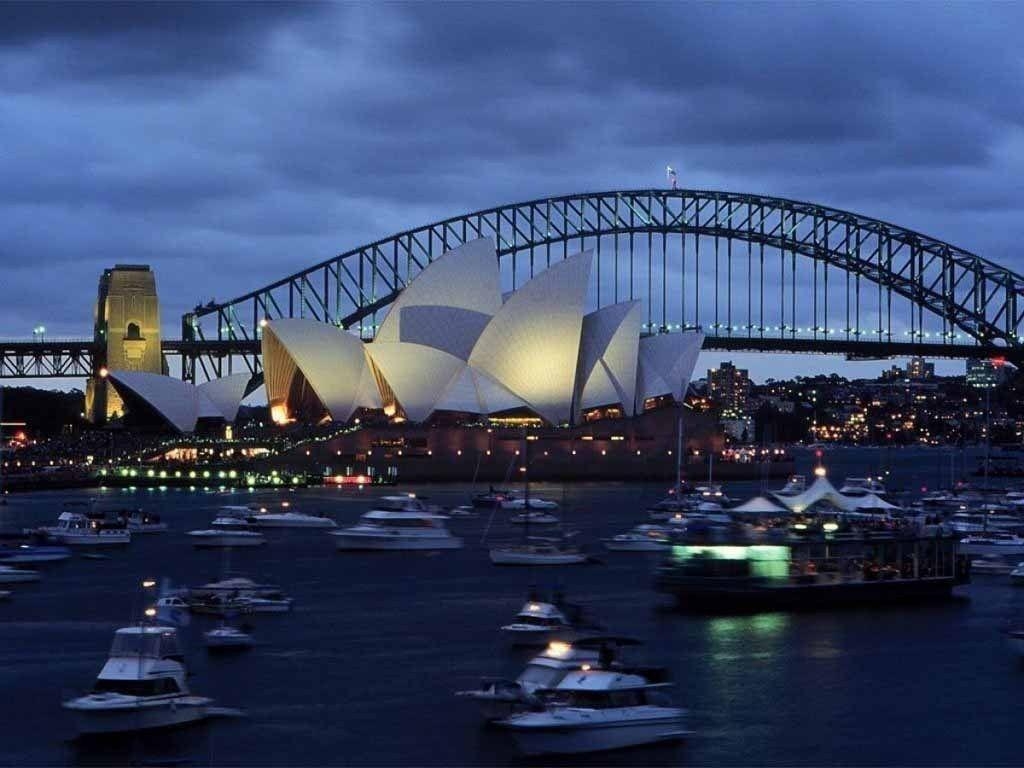 Sydney Reisen, Australien, Oper, Hafengebiet, Stadtansicht, 1030x770 HD Desktop