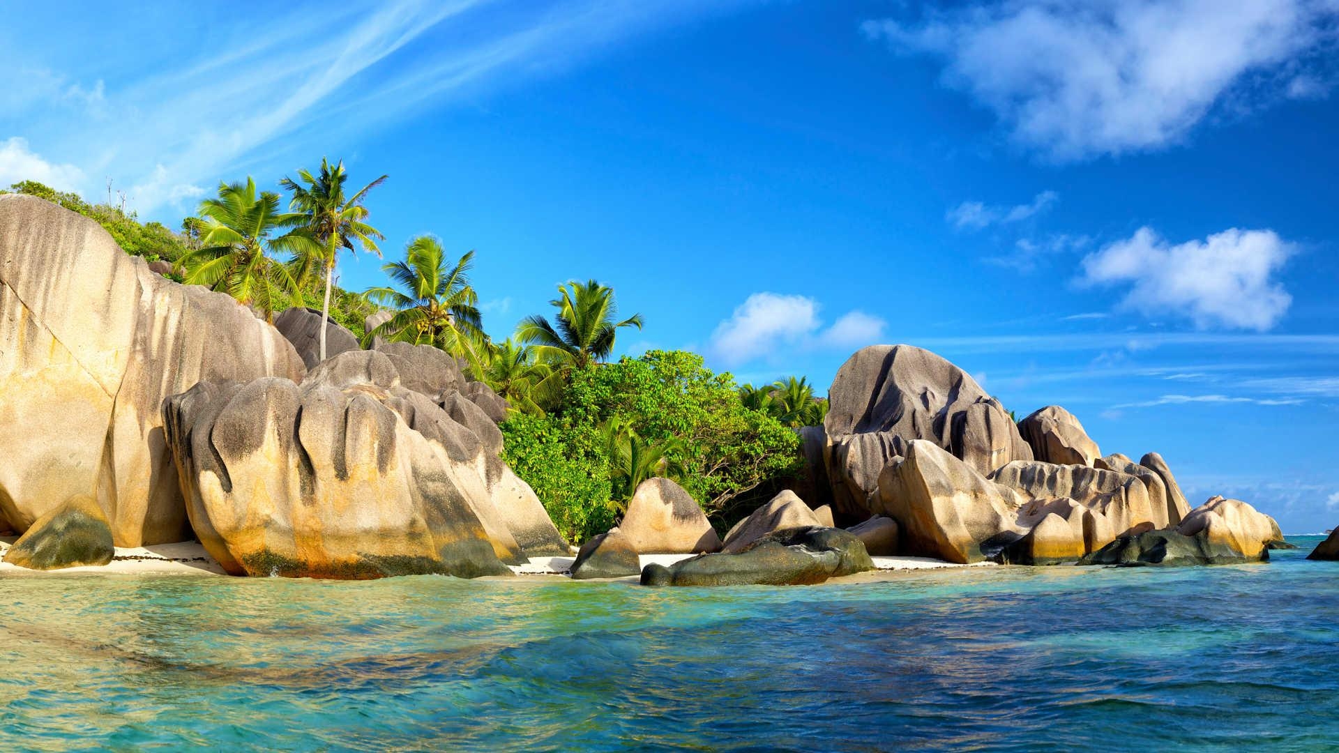 Seychellen, hochqualitativ, Reisen, Meer, Natur, 1920x1080 Full HD Desktop