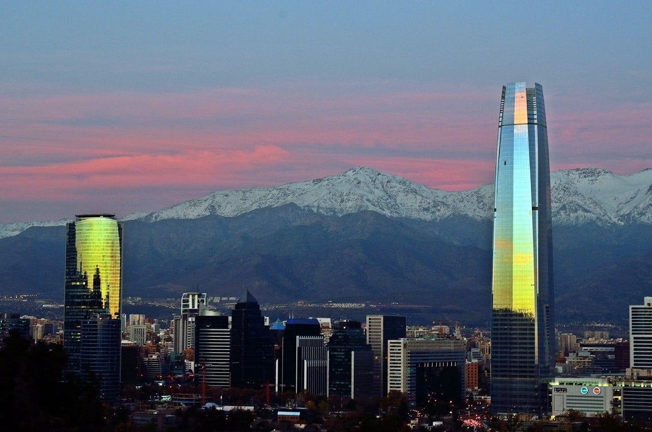 Santiago de Chile, Wolkenkratzer, Stadtbild, Architektur, Anden, 1280x850 HD Desktop