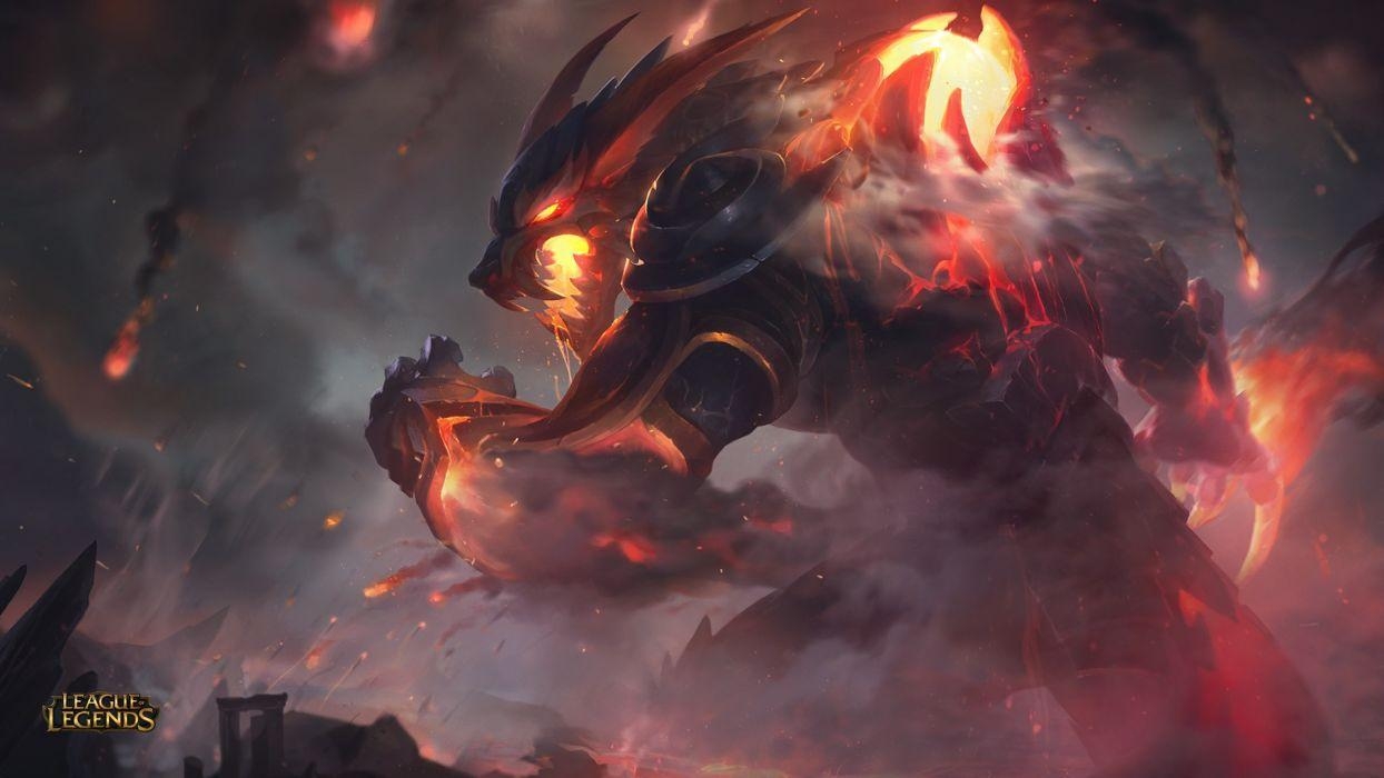 Firefang Warwick, League of Legends, 1080p, Gaming, Wallpaper, 1250x700 HD Desktop