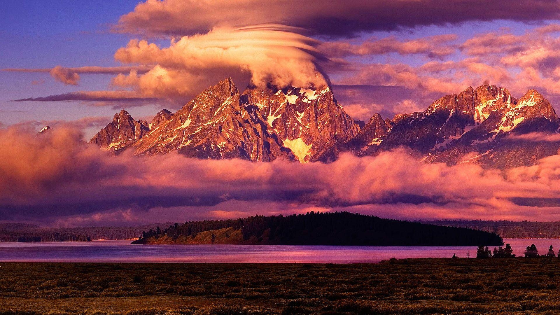 Kostenloser Download, Grand Teton, Nationalpark, Hintergrund, USA, 1920x1080 Full HD Desktop