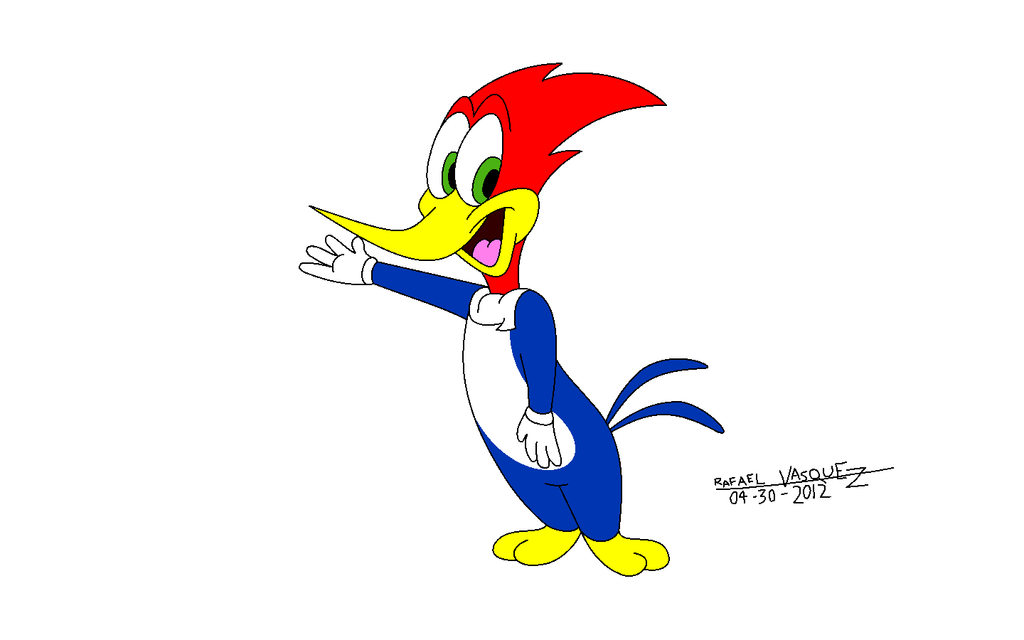 Woody Woodpecker, Cartoon, Hintergrund, Spaß, Serie, 1440x900 HD Desktop