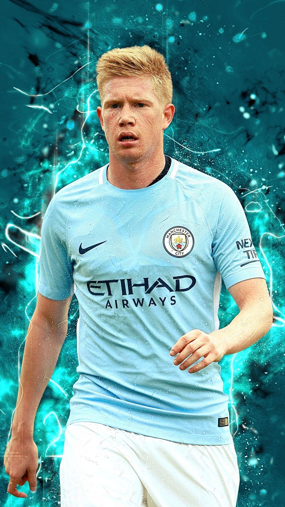 Kevin De Bruyne, Sport, Hintergrund, Fußball, Manchester City, 1080x1920 Full HD Handy